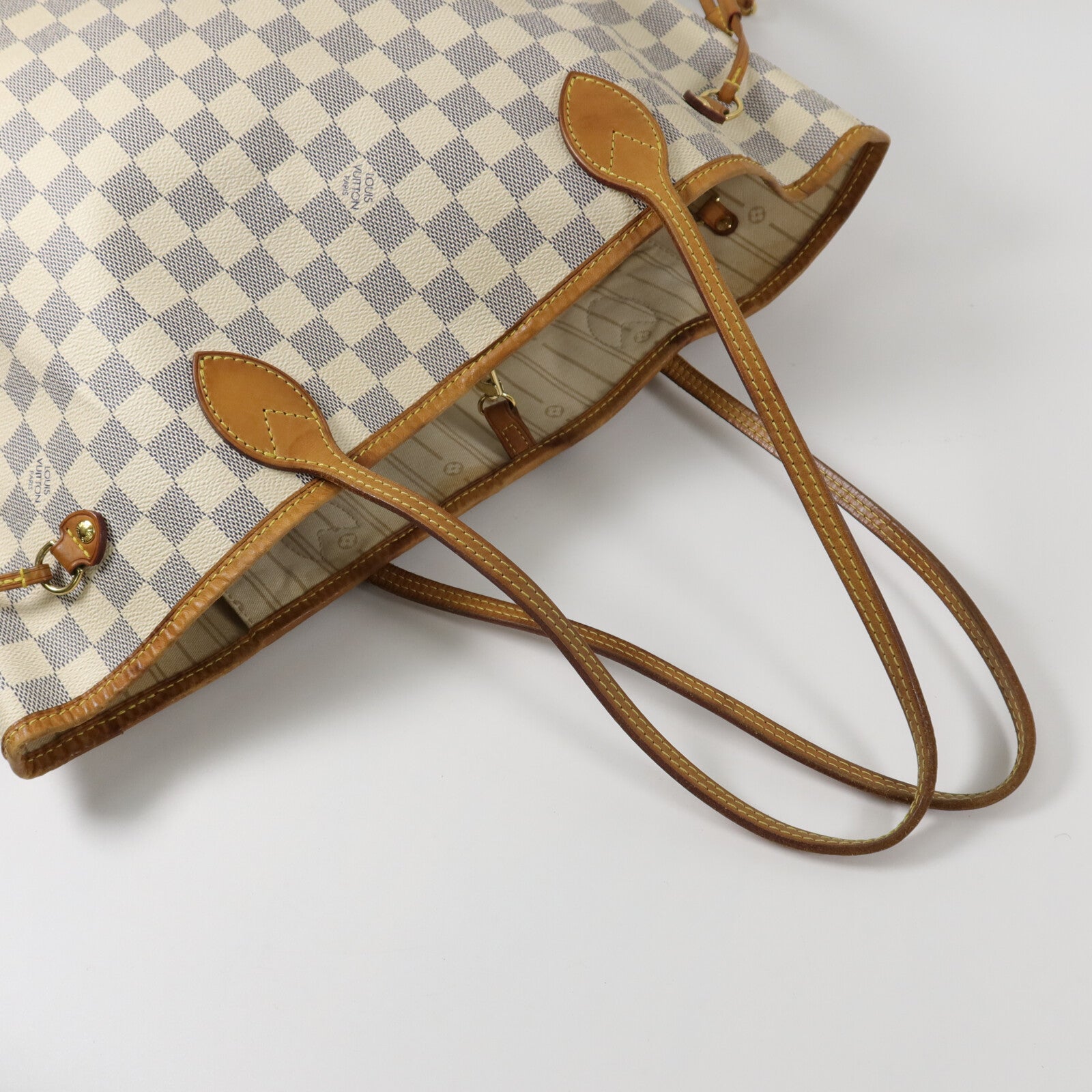 LOUIS VUITTON Damier Neverfull MM手挽袋