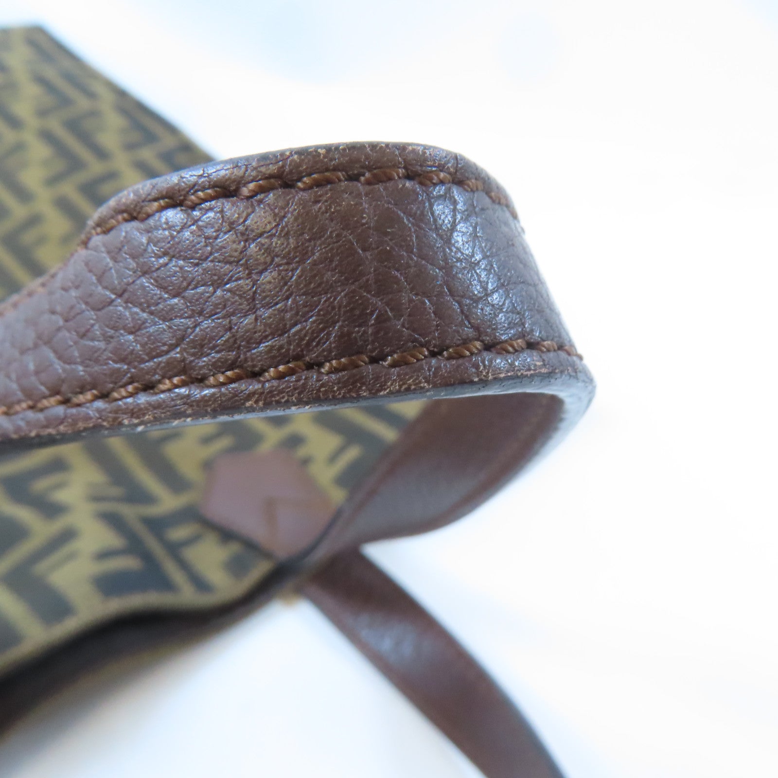 FENDI 帆布Zucca Tote Bag手挽袋啡色