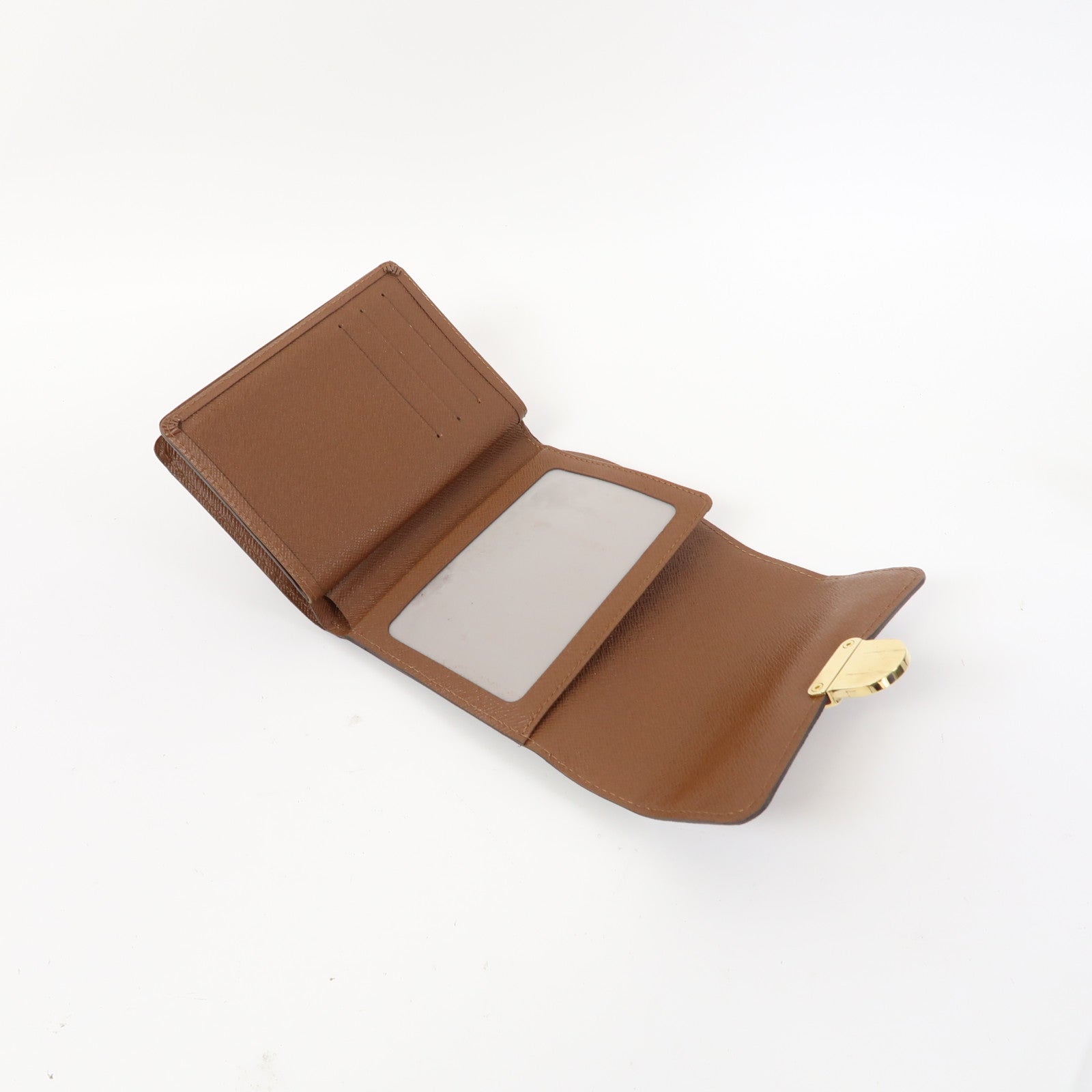 LOUIS VUITTON 【激減優惠】Monogram Wallet金扣錢包啡色
