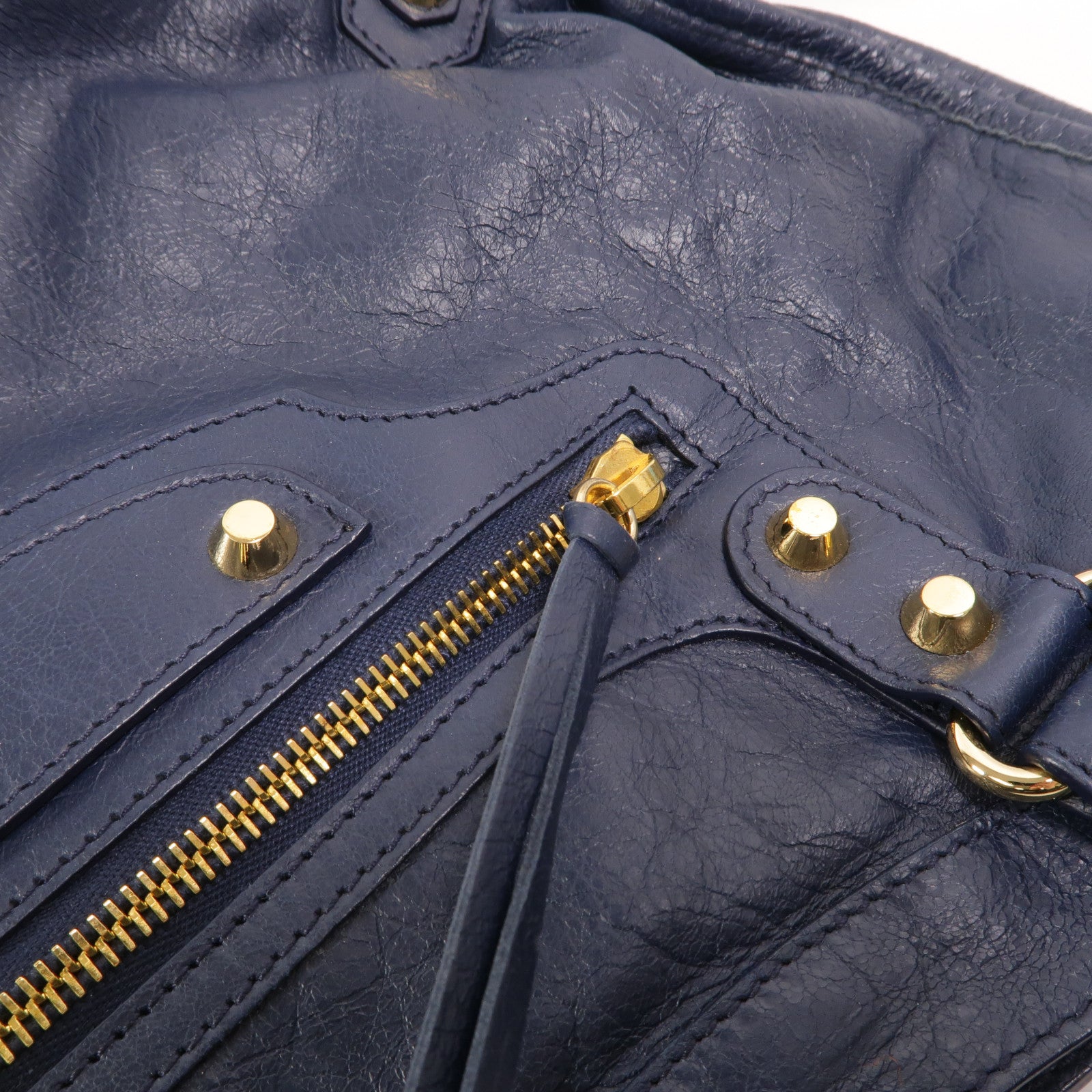 BALENCIAGA 牛皮皮革City手挽肩背兩用袋