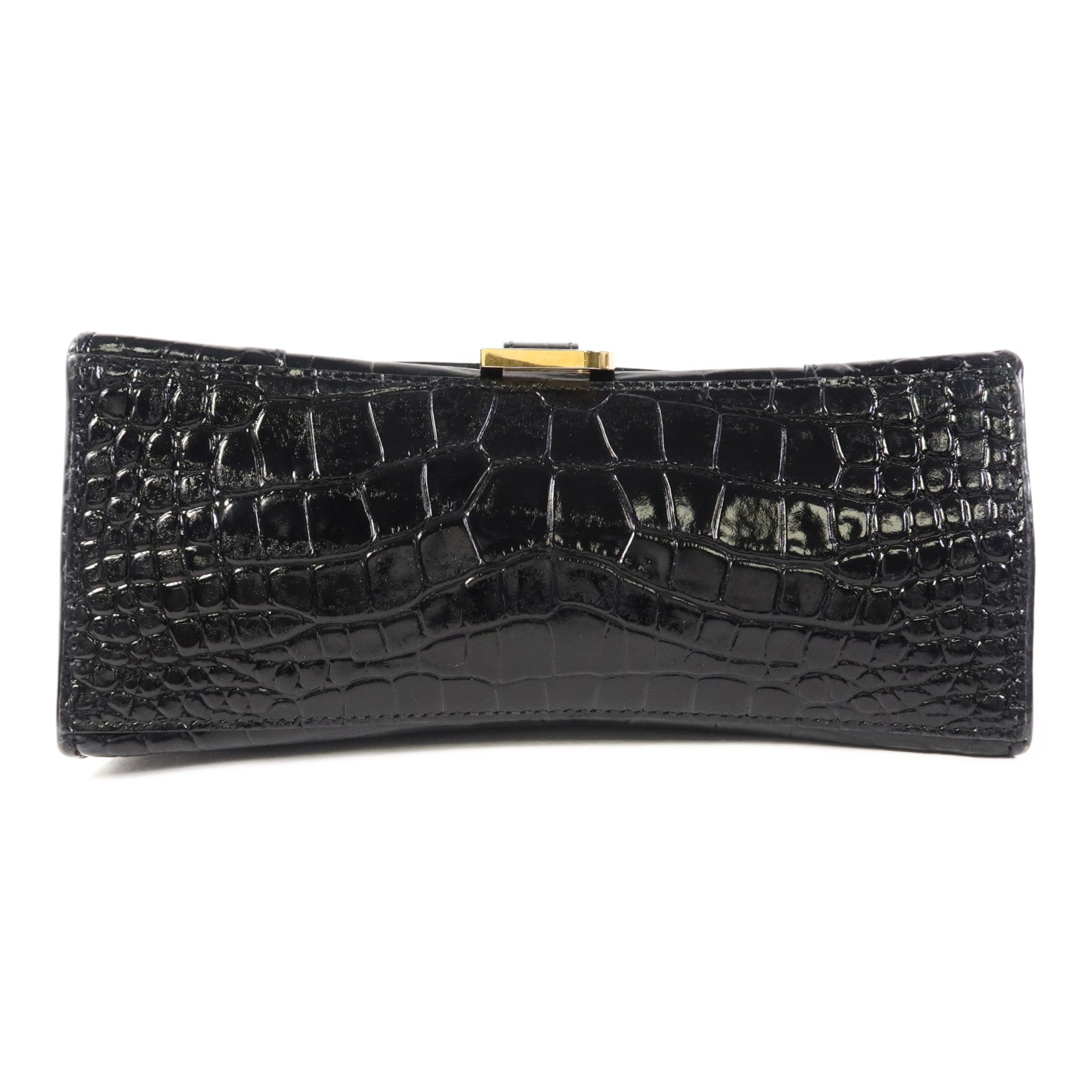 BALENCIAGA 牛皮皮革Hourglass金扣手挽肩背兩用袋