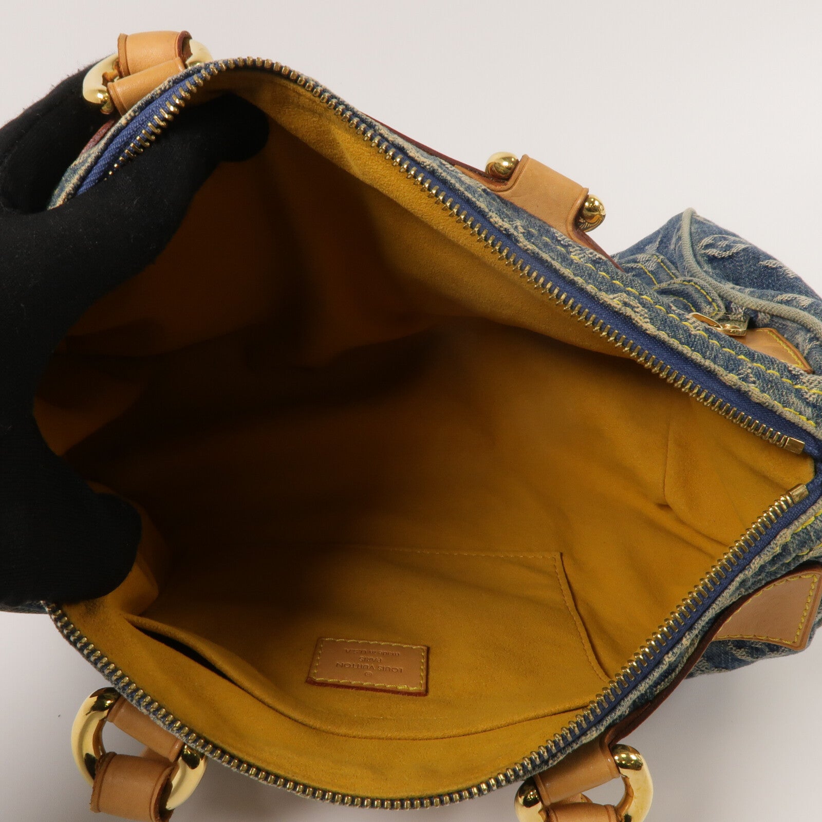 LOUIS VUITTON Monogram Denim Neo Speedy手挽袋