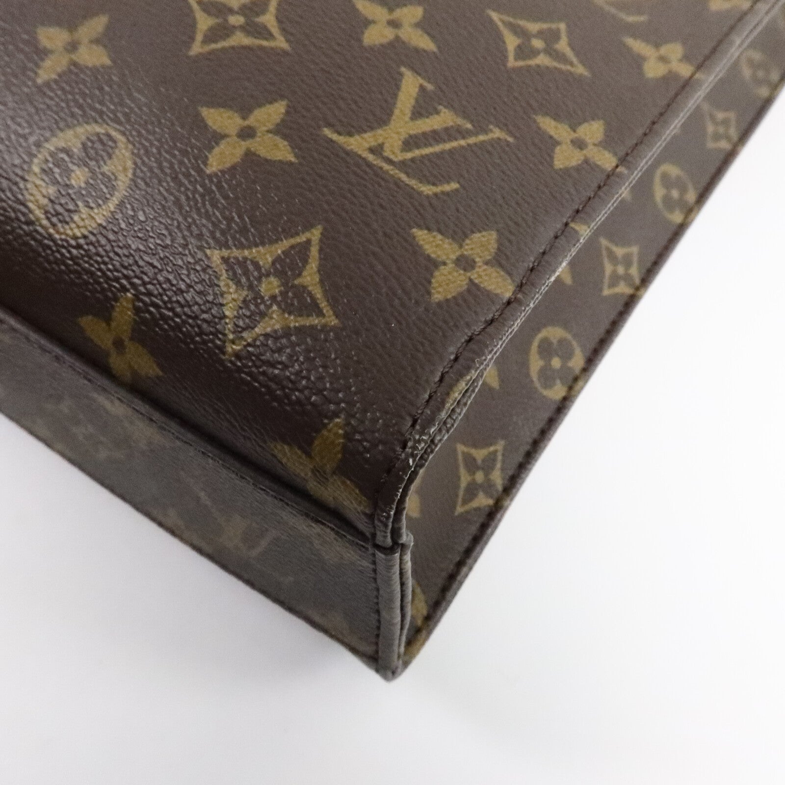 LOUIS VUITTON Monogram Sac Plat PM手挽肩背兩用袋
