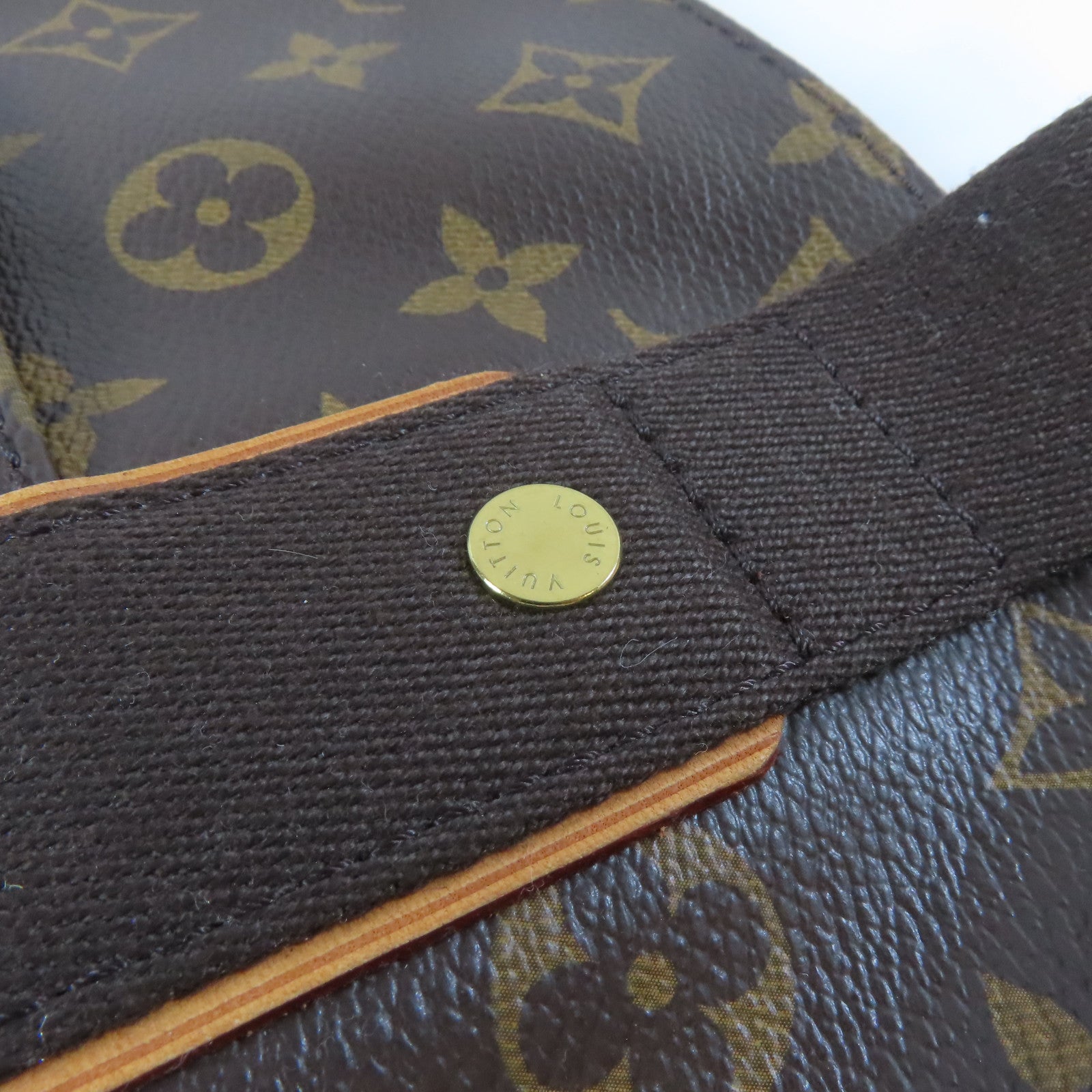 LOUIS VUITTON 【激減優惠】Monogram Cabas Beaubourg金扣肩背袋啡色
