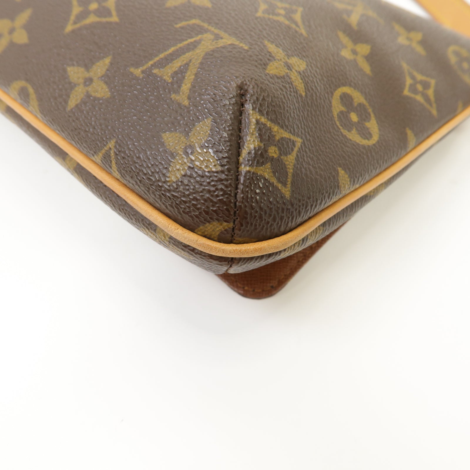 LOUIS VUITTON Monogram Musette Tango金扣肩背袋啡色