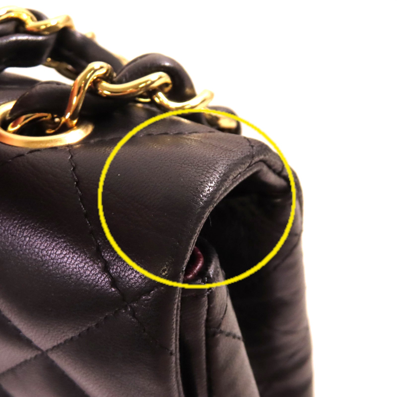 CHANEL 【激減優惠】菱格羊皮皮革Jumbo Single Flap Chain Shoulder Bag金扣鏈帶肩背袋黑色