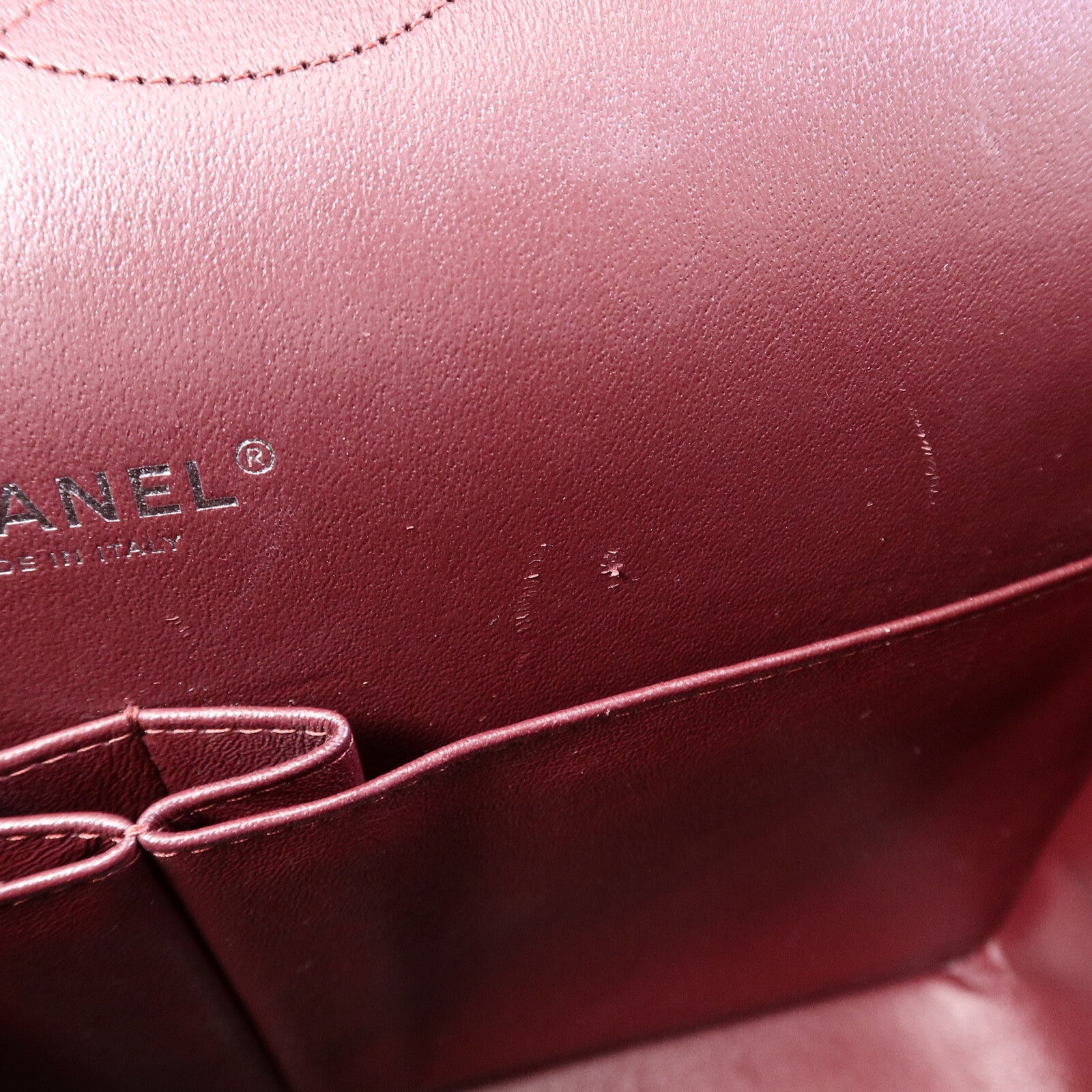 CHANEL 牛皮皮革Maxi Classic鏈帶手挽肩背兩用袋