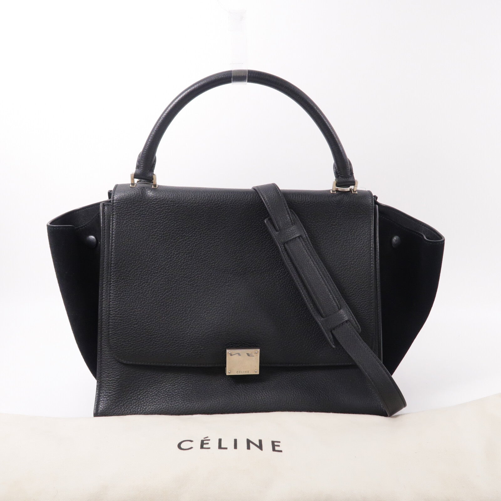 CELINE 牛皮皮革Trapeze Medium肩背袋