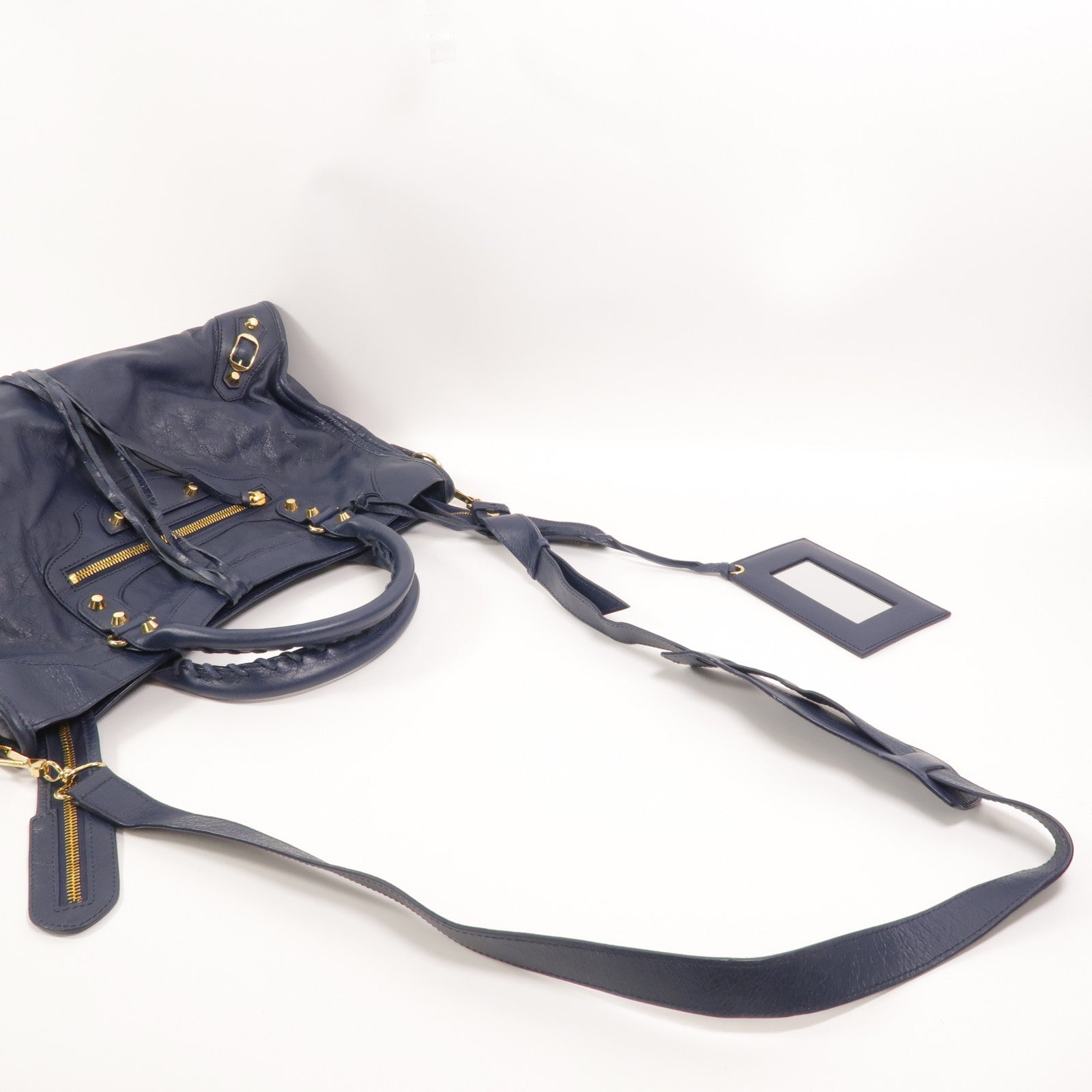 BALENCIAGA 牛皮皮革City手挽肩背兩用袋