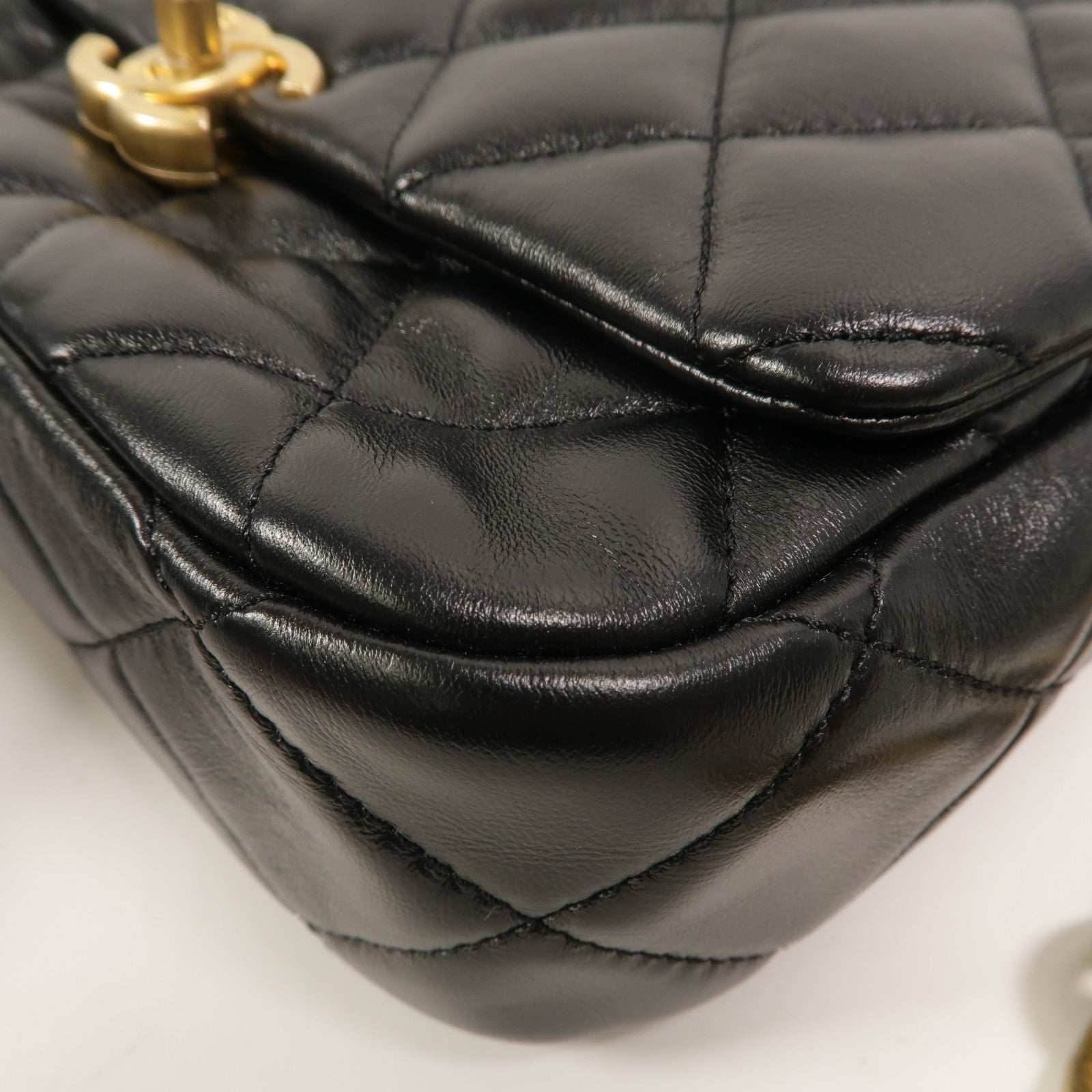 CHANEL 羊皮皮革Chain Shoulder鏈帶肩背袋