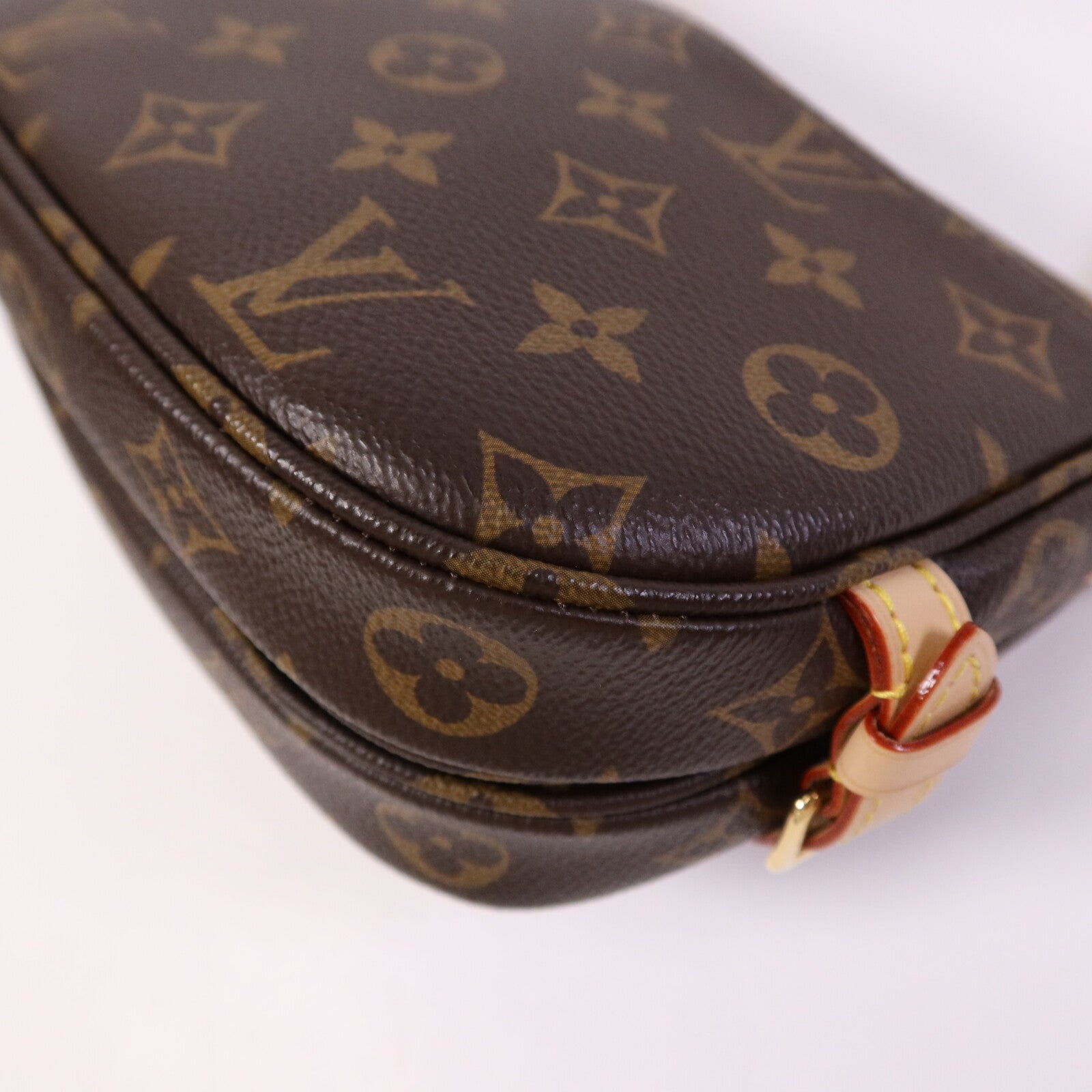 LOUIS VUITTON Monogram Saumur BB金扣手挽肩背兩用袋