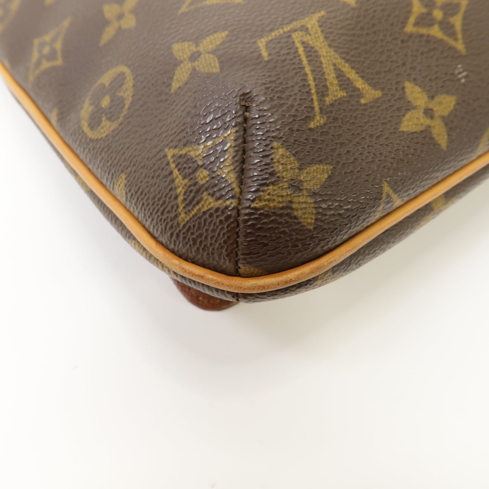 LOUIS VUITTON Monogram Musette Tango金扣肩背袋啡色