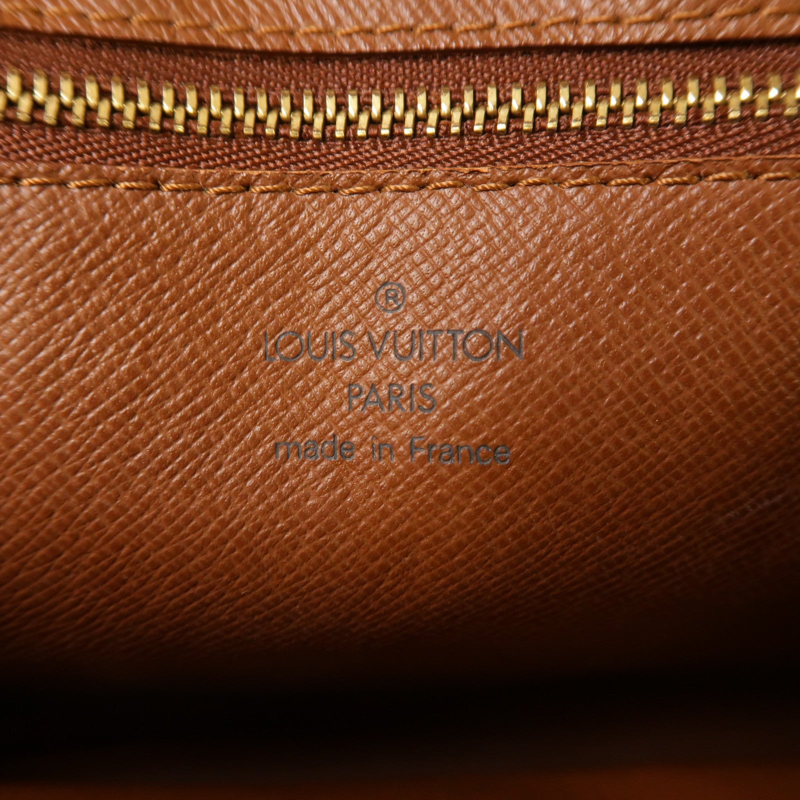 LOUIS VUITTON Monogram Trocadero 30金扣肩背袋啡色