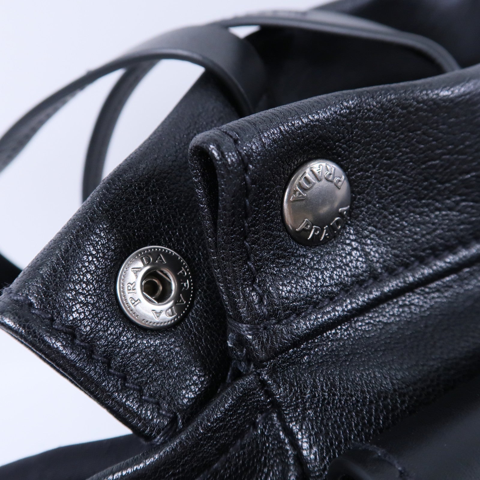 PRADA 牛皮皮革Route Large Tote肩背袋