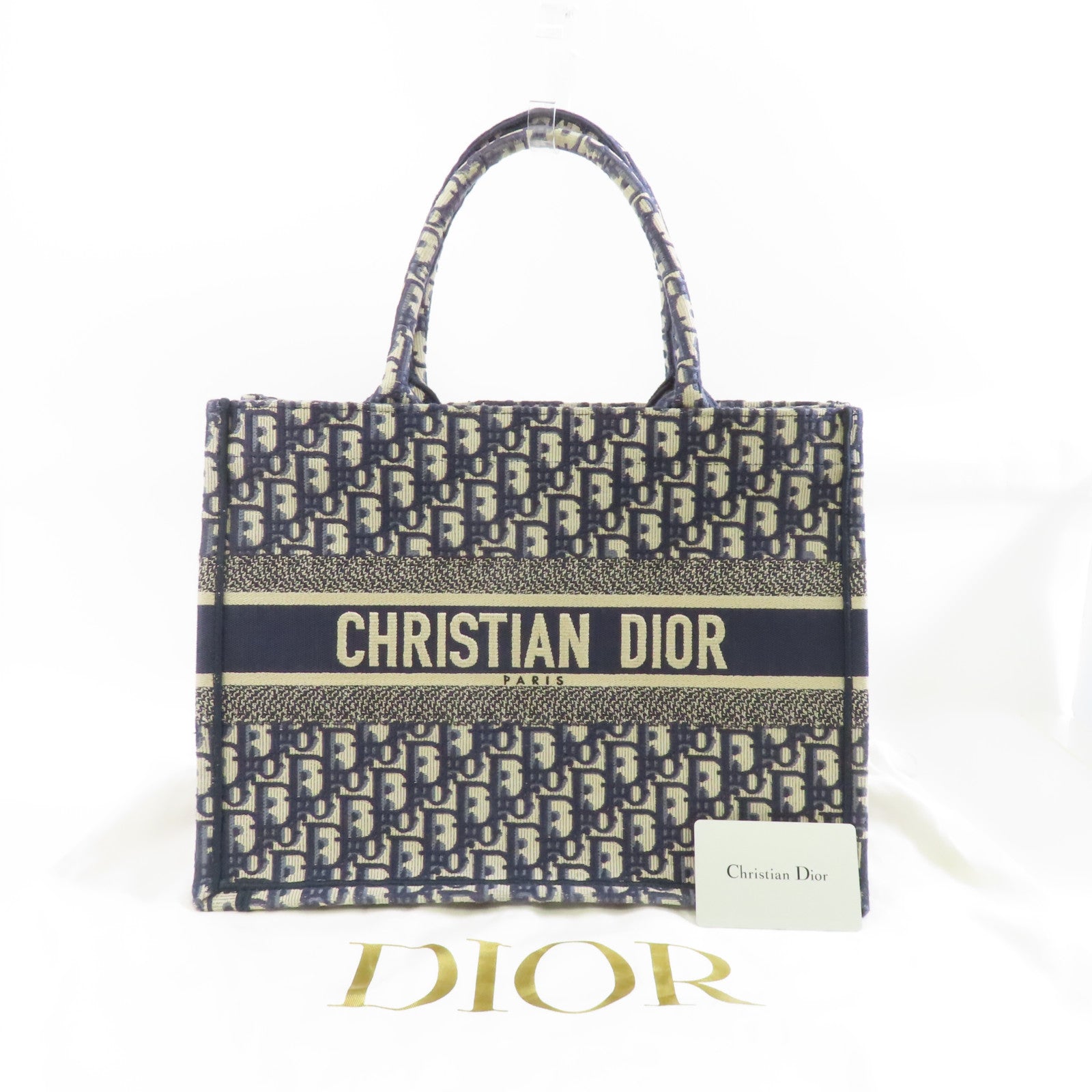 Dior 帆布Book Tote Bag手挽袋藍色