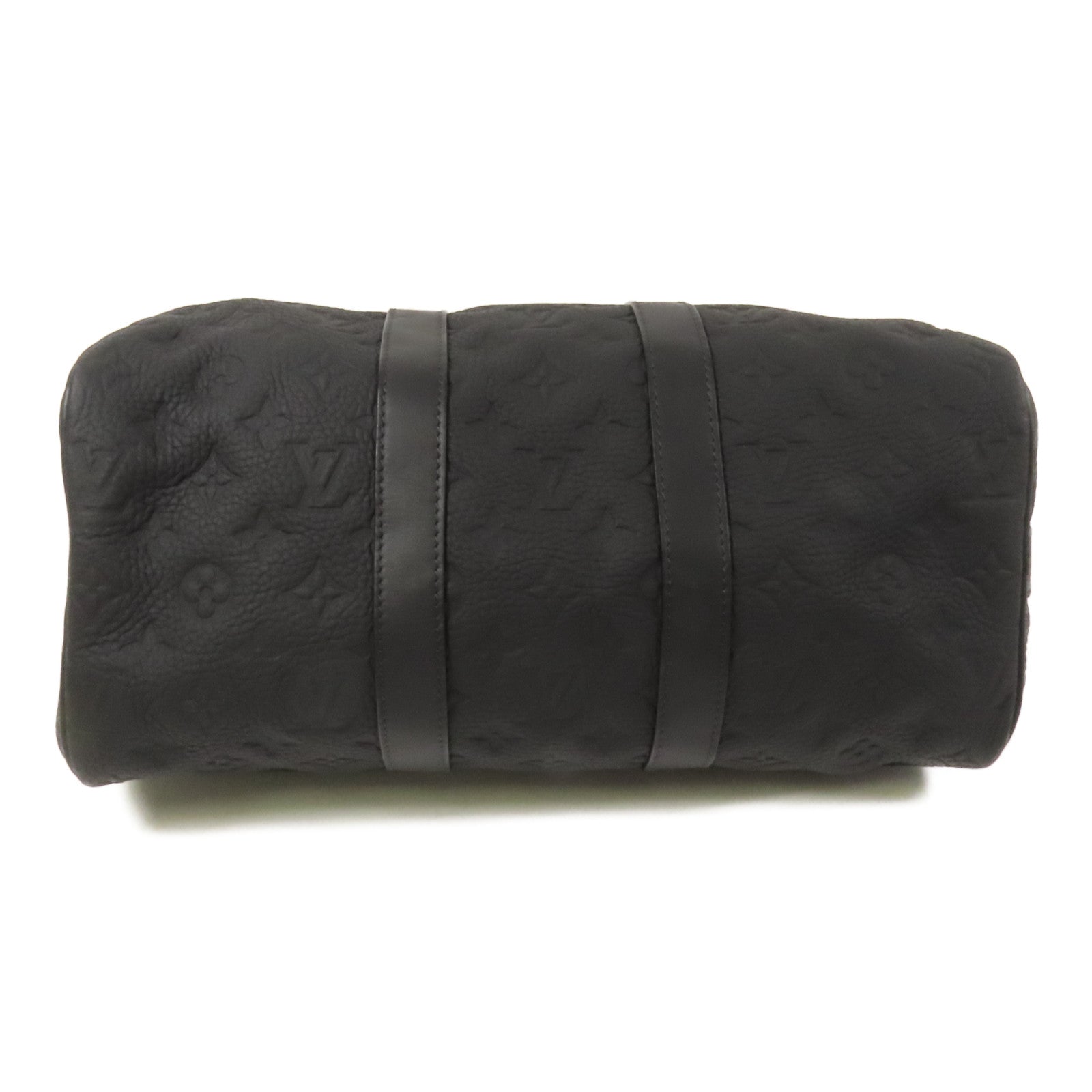 LOUIS VUITTON Monogram Taurillon Keepall Bandouliere35手挽肩背兩用袋