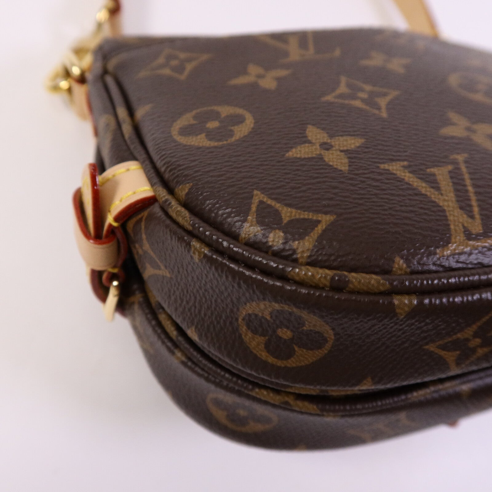 LOUIS VUITTON Monogram Saumur BB金扣手挽肩背兩用袋