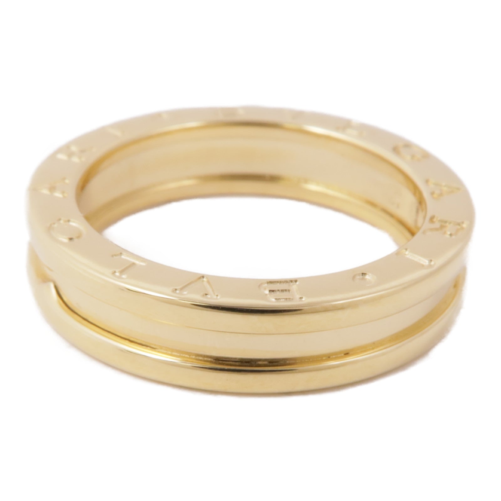 BVLGARI【激減優惠】 18K黃金B-zero1 XS戒指Bvlgari#53/US#6.5
