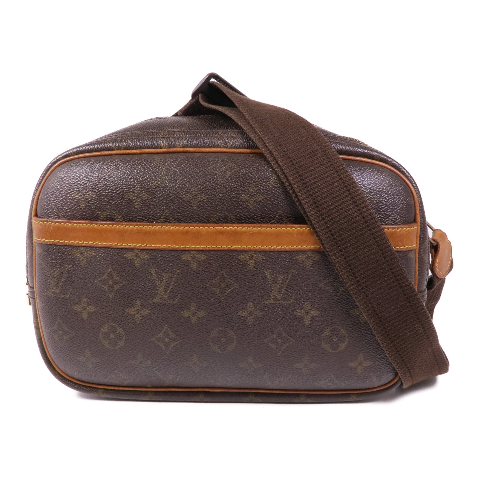 LOUIS VUITTON LV GHW Reporter PM Shoulder Bag M45254 Monogram Brown