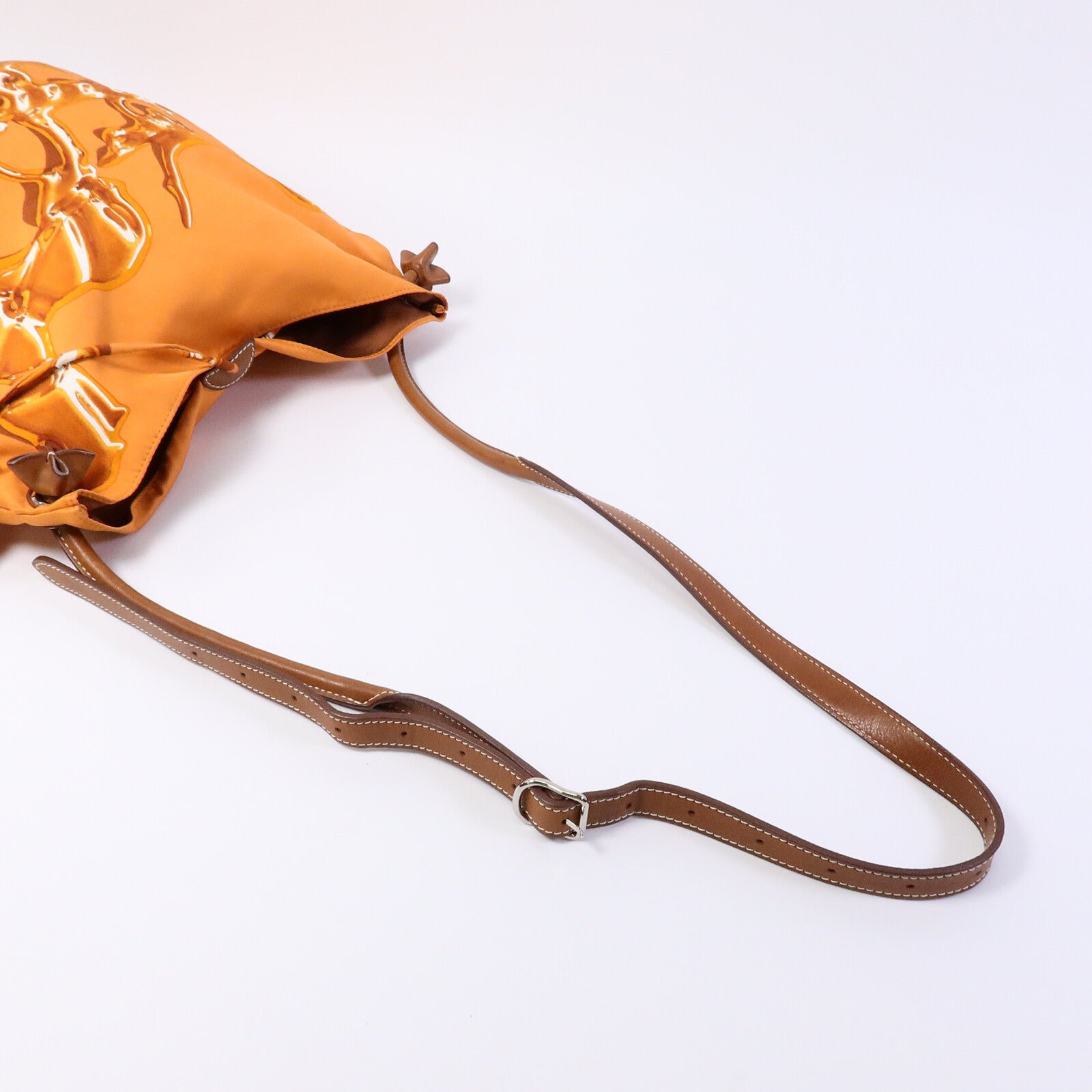 HERMES 絲質Silk In City肩背袋