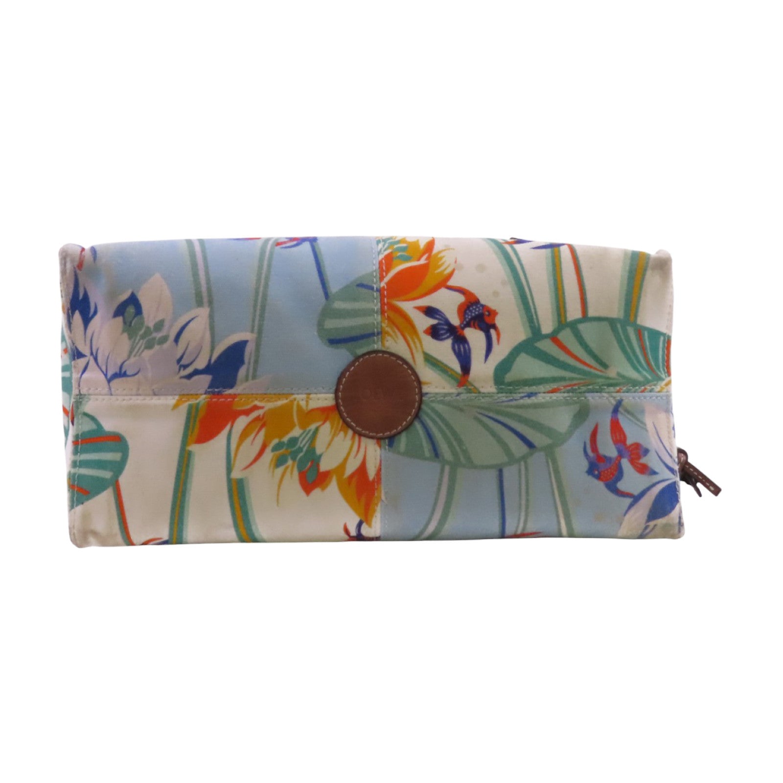 LOEWE 帆布Paulas Ibiza Mermaid Medium Cushion Tote肩背袋