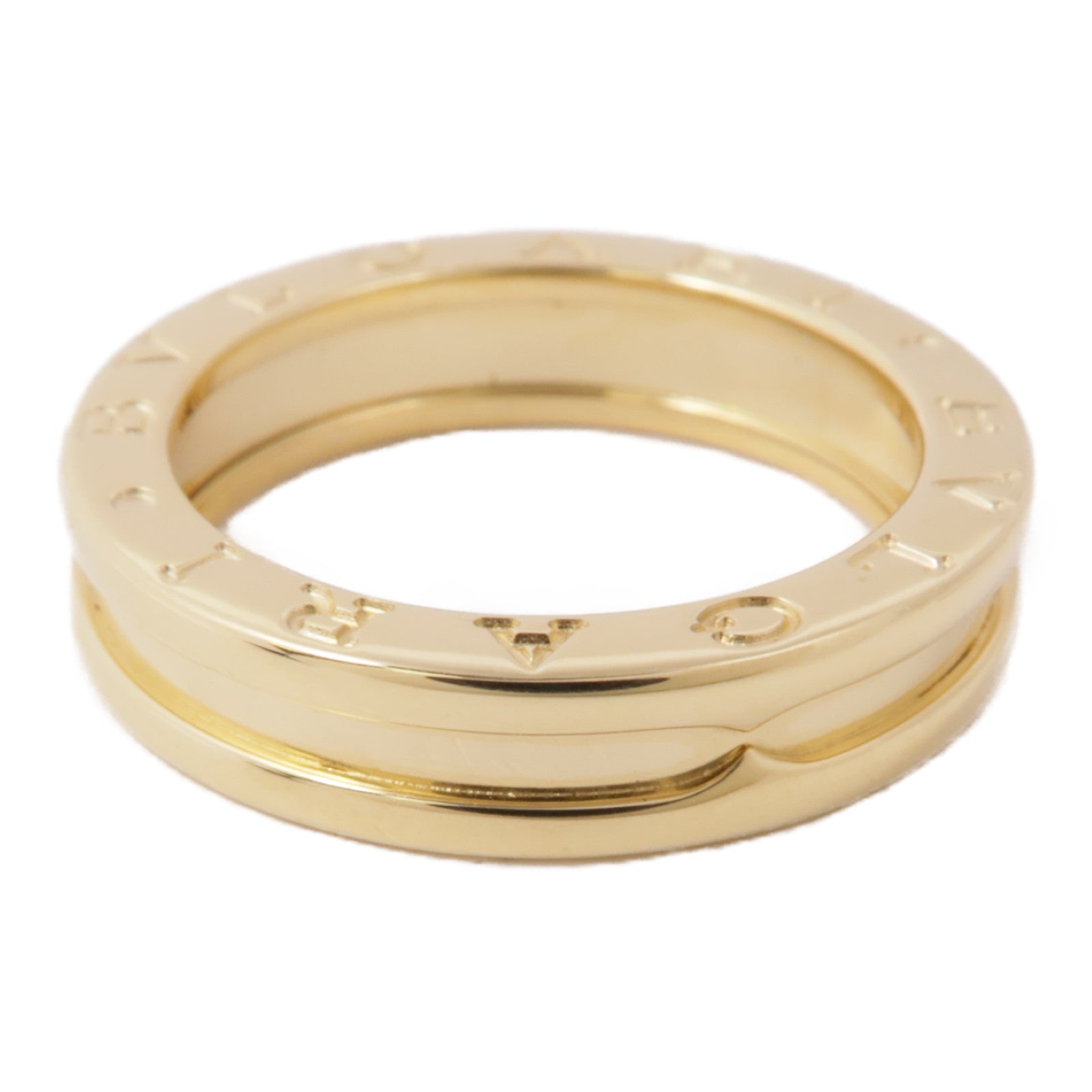 BVLGARI【激減優惠】 18K黃金B-zero1 XS戒指Bvlgari#53/US#6.5