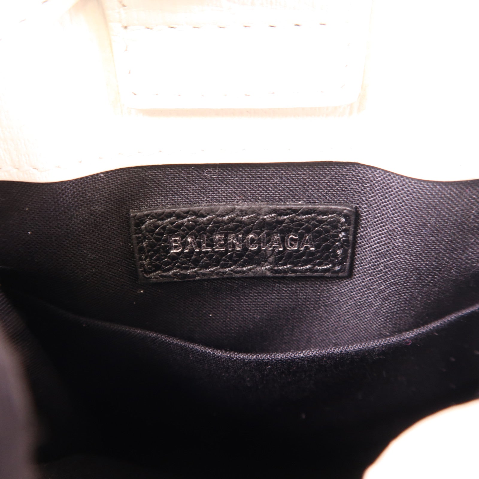 BALENCIAGA 牛皮皮革2 Way Shoulder Bag銀扣手挽肩背兩用袋