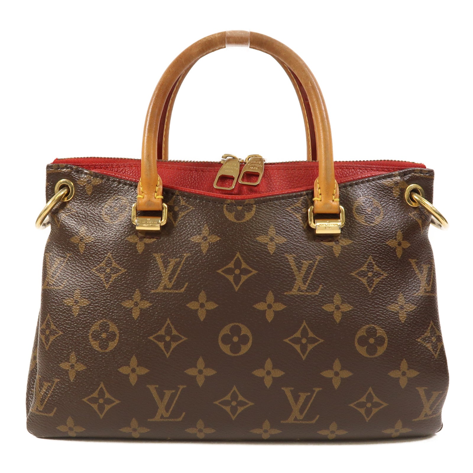 LOUIS VUITTON 【激減優惠】Monogram Pallas BB金扣手挽肩背兩用袋
