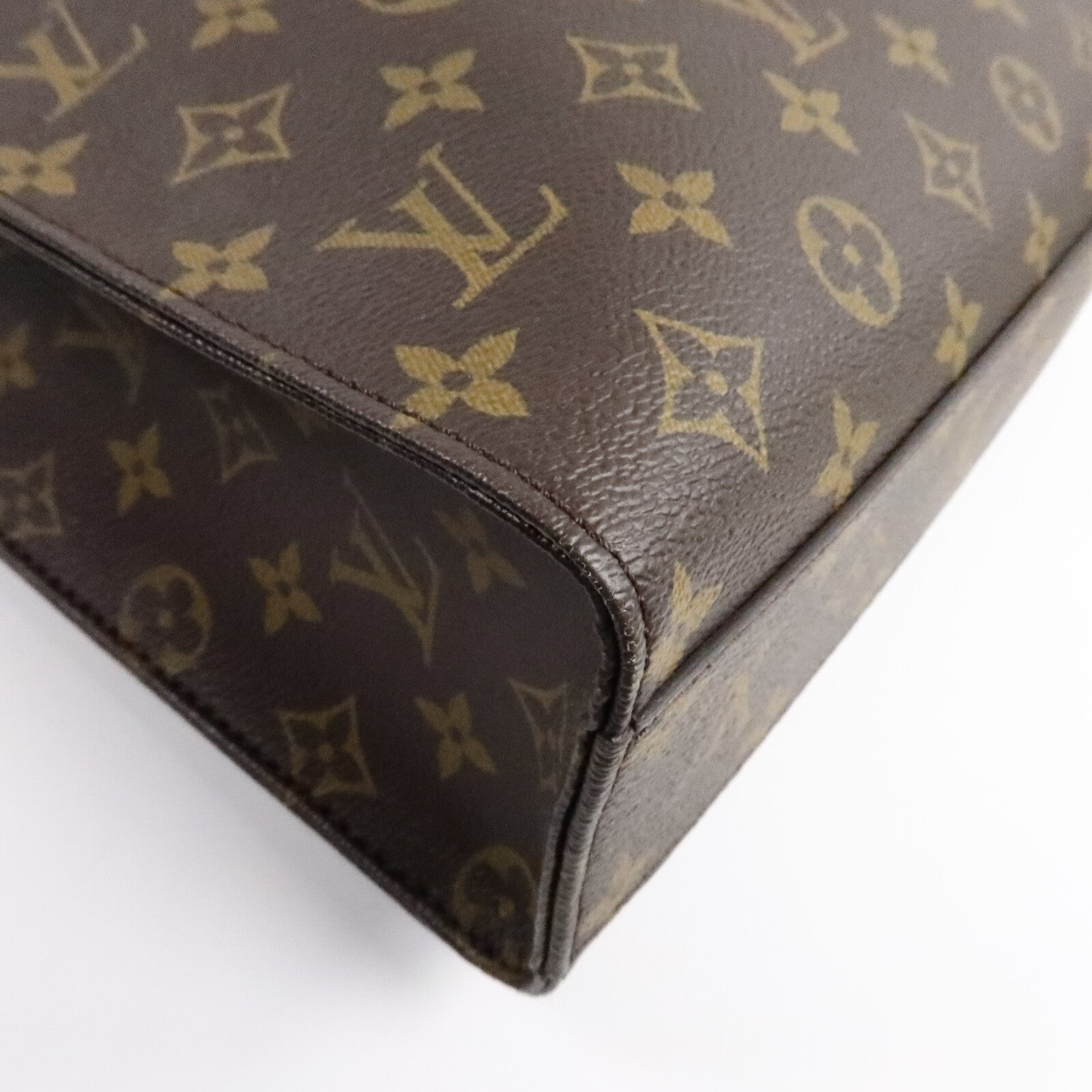 LOUIS VUITTON Monogram Sac Plat PM手挽肩背兩用袋
