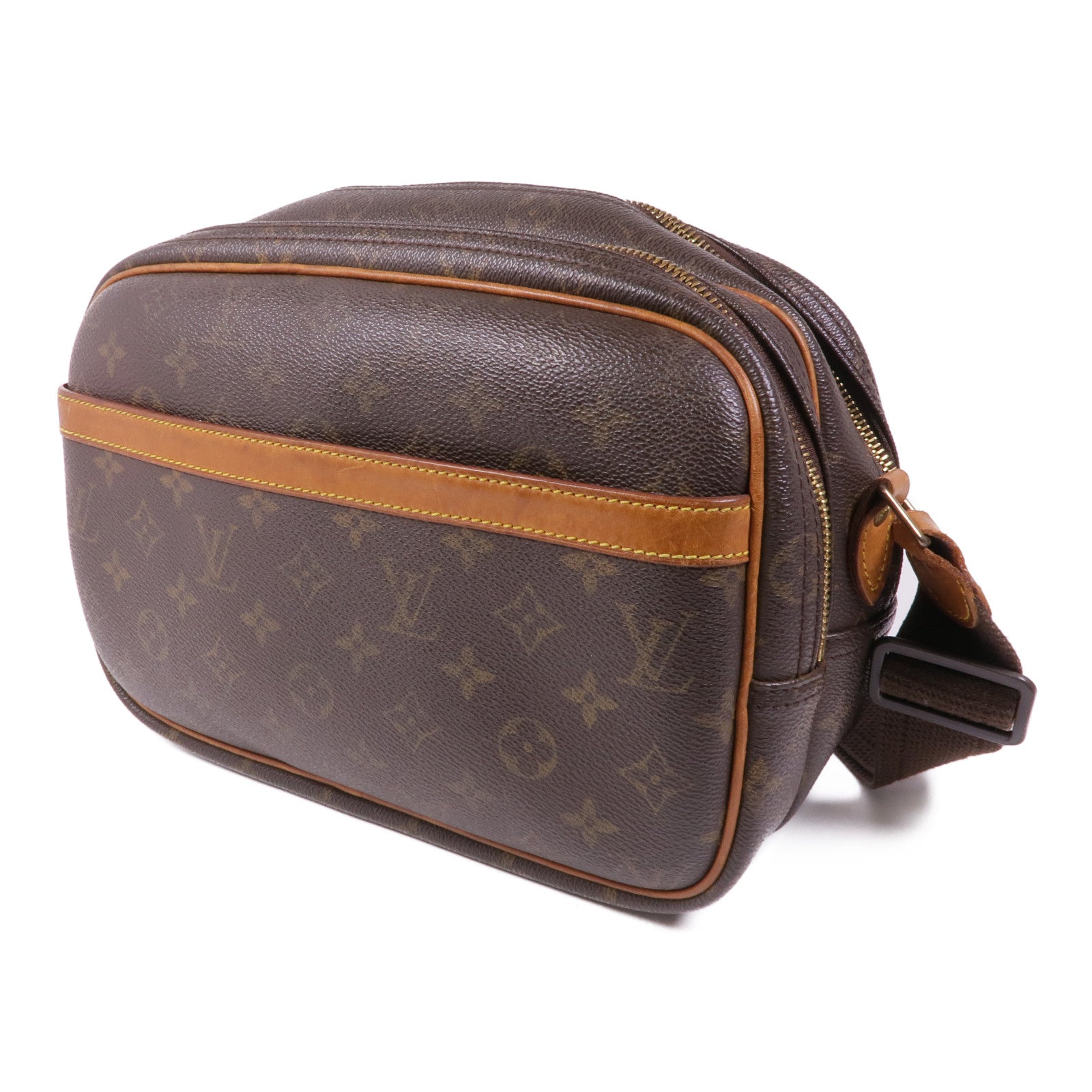 LOUIS VUITTON LV GHW Reporter PM Shoulder Bag M45254 Monogram Brown
