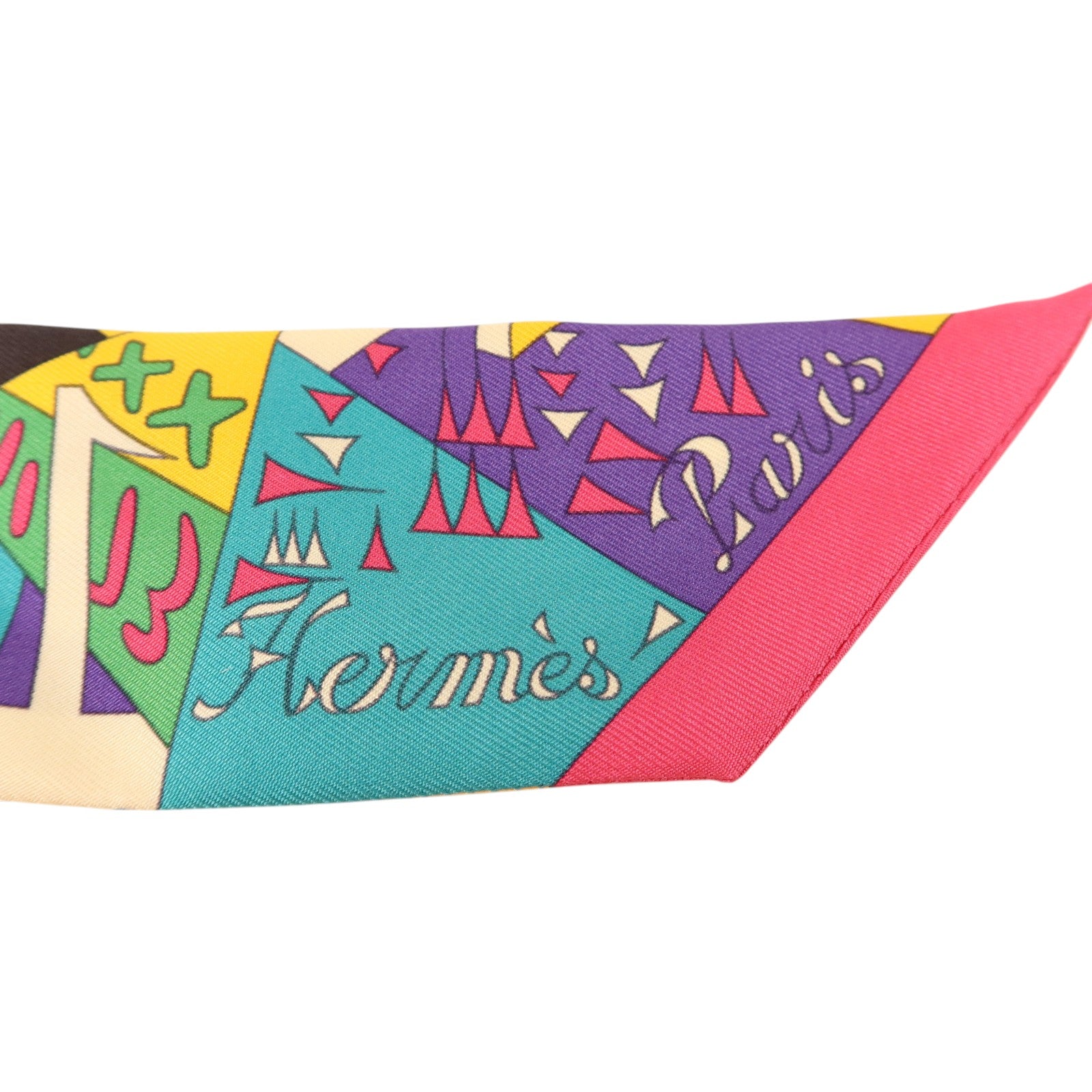 HERMES 絲質Twilly絲巾