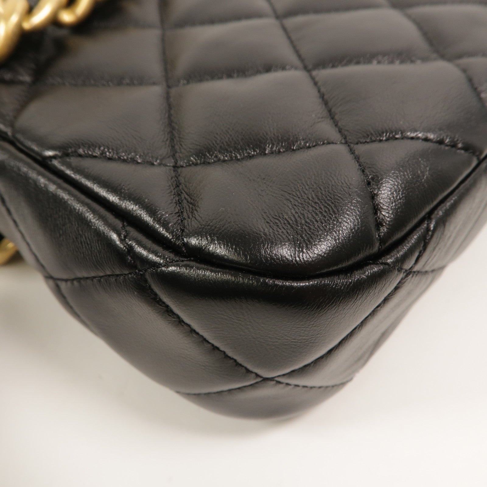 CHANEL 羊皮皮革Chain Shoulder鏈帶肩背袋