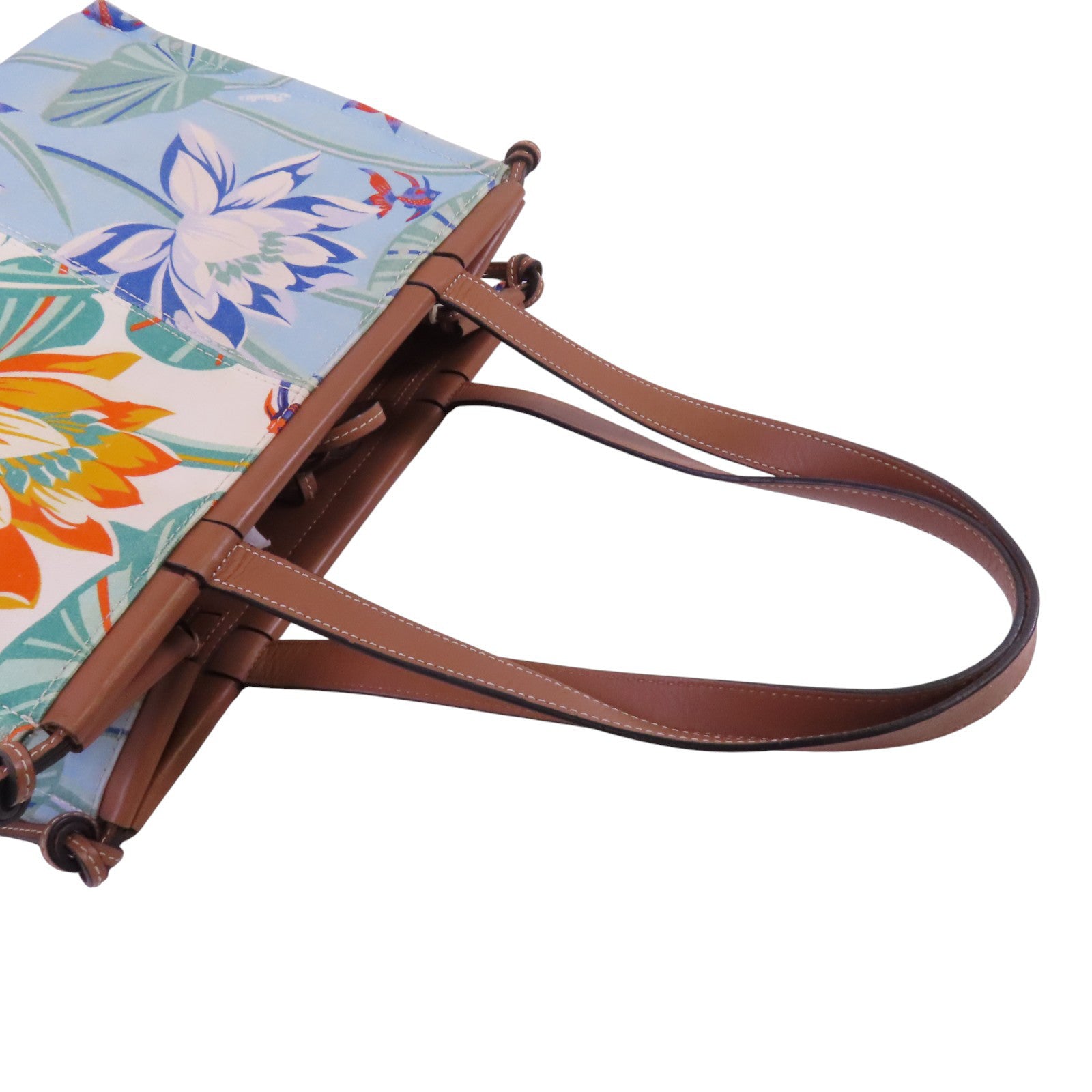 LOEWE 帆布Paulas Ibiza Mermaid Medium Cushion Tote肩背袋