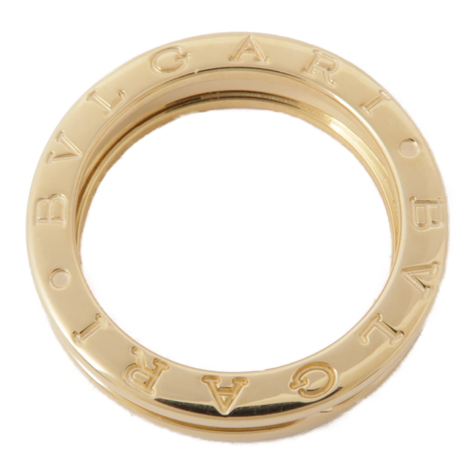 BVLGARI【激減優惠】 18K黃金B-zero1 XS戒指Bvlgari#53/US#6.5