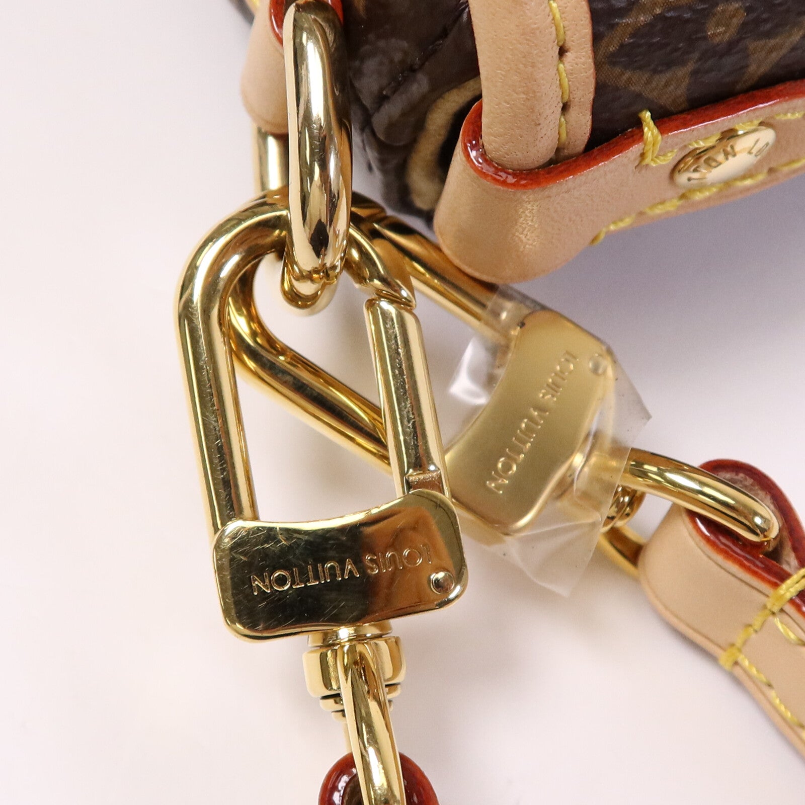 LOUIS VUITTON Monogram Saumur BB金扣手挽肩背兩用袋