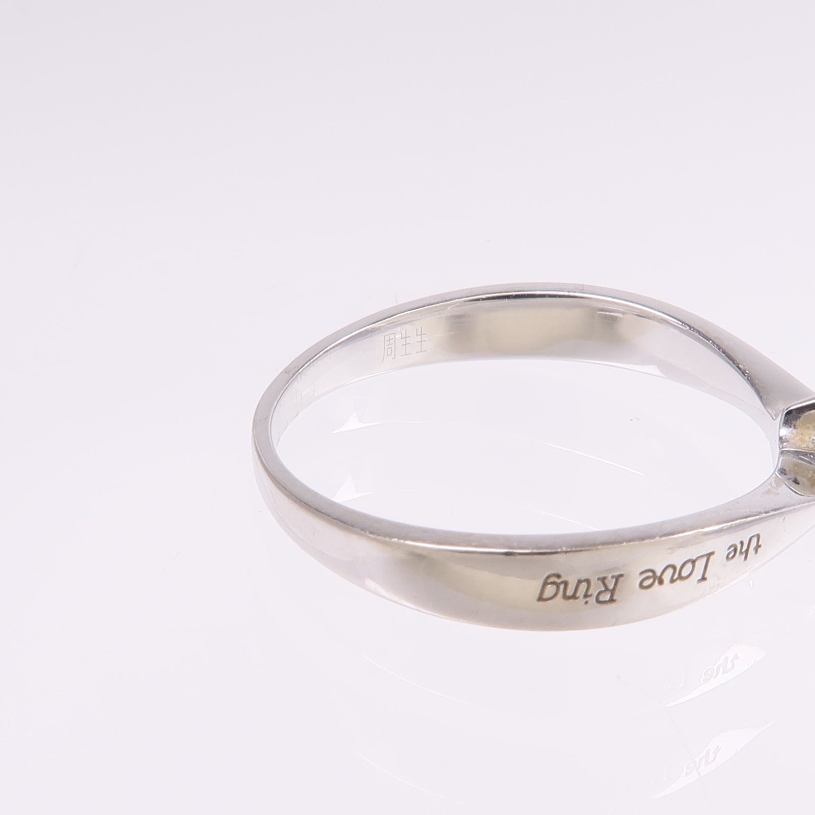 JEWELRY 【激減優惠】18K白金Diamond Ring鑽石戒指US#7