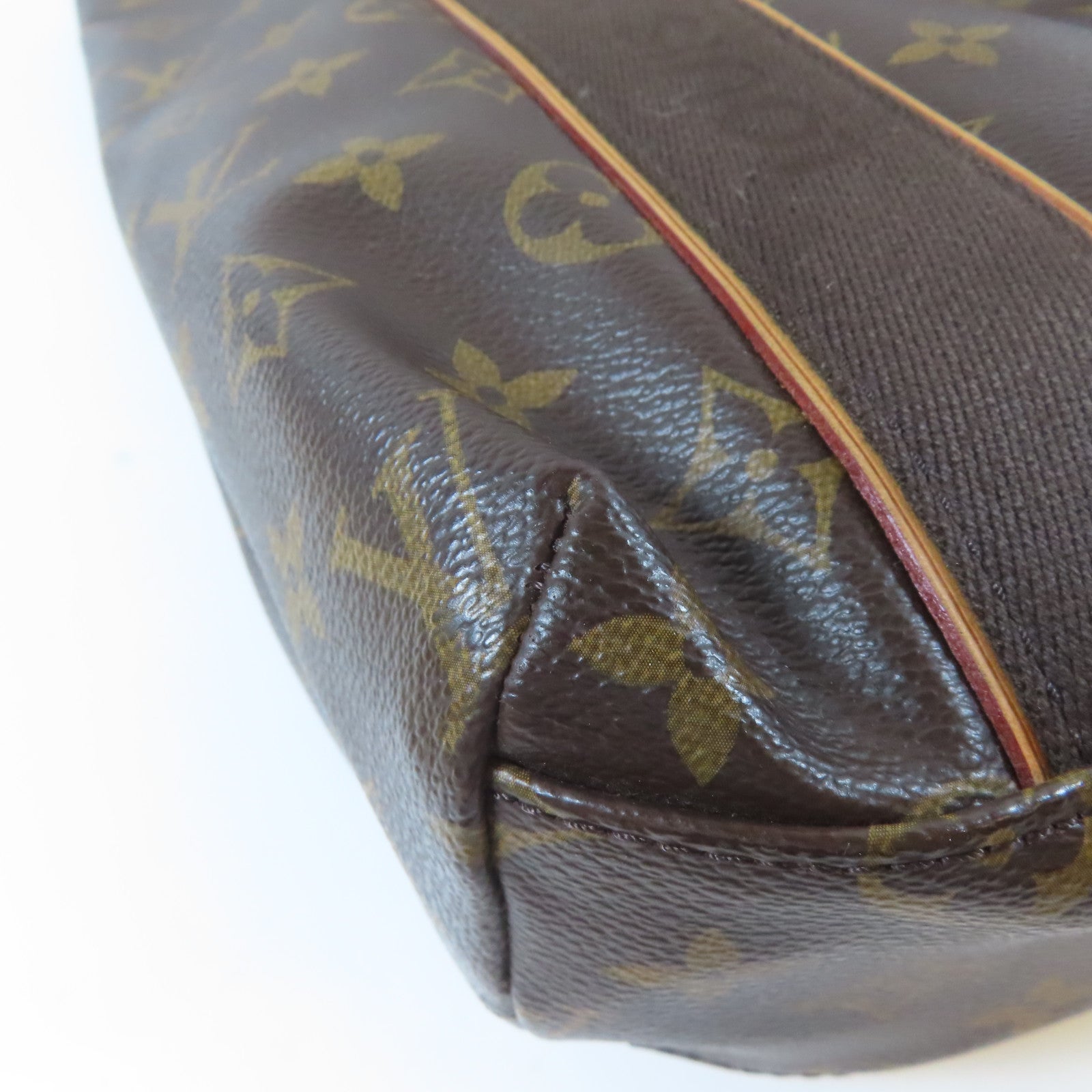 LOUIS VUITTON 【激減優惠】Monogram Cabas Beaubourg金扣肩背袋啡色