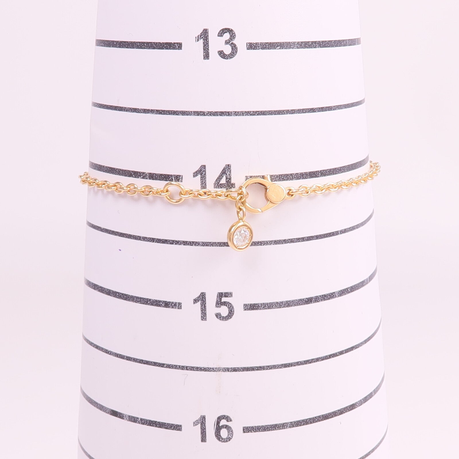 HERMES 18K玫瑰金Finesse Bracelet鑽石手鏈