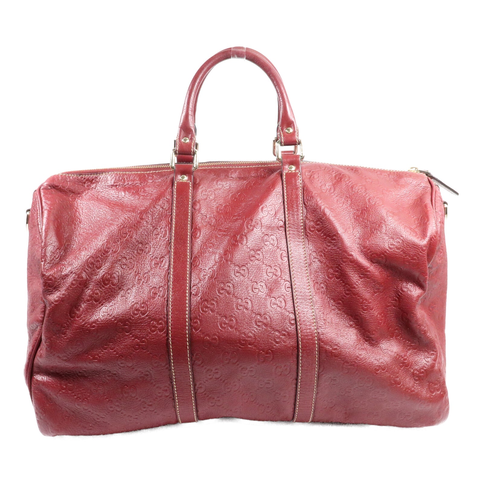 GUCCI 牛皮皮革Boston Bag手挽袋