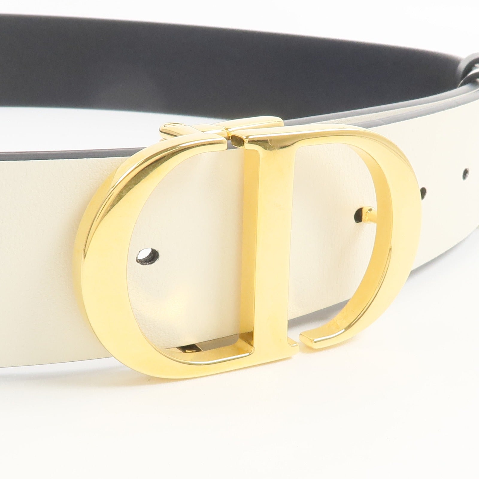 Dior 牛皮皮革30 Montaigne Reversible Belt皮帶