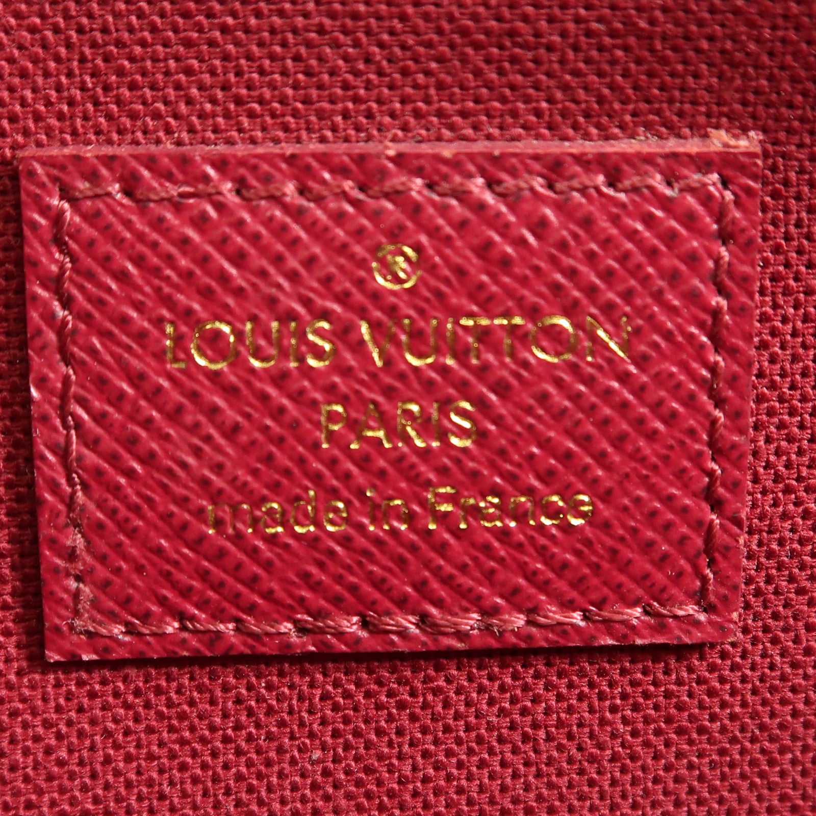 LOUIS VUITTON Monogram Pochette Felicie金扣鏈帶肩背袋棕色
