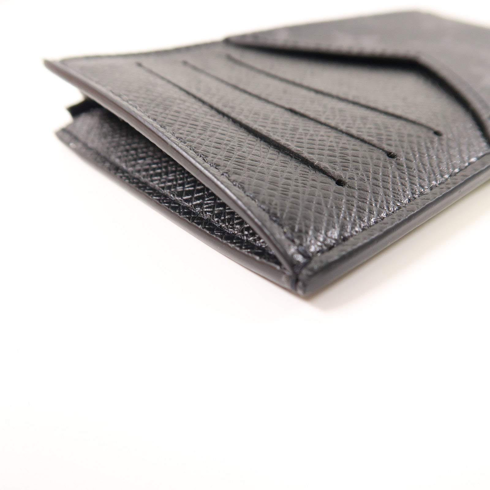 LOUIS VUITTON Monogram Eclipse/Taiga Coin Card Holder銀扣零錢包/卡片套