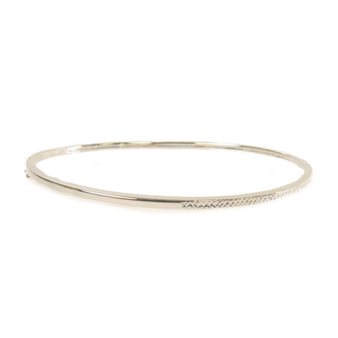 JEWELRY 【激減優惠】18K白金White Gold Bangle手鐲