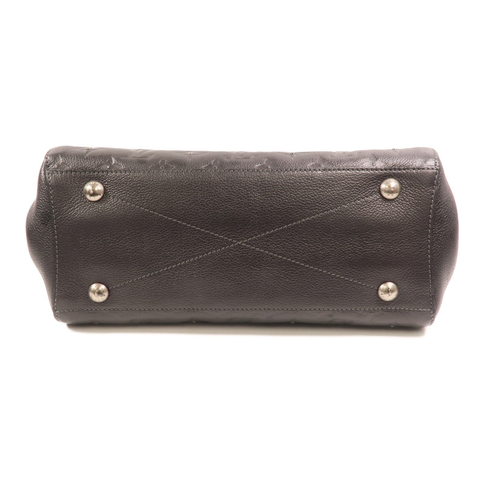 LOUIS VUITTON 【激減優惠】Monogram Empreinte Montaigne BB銀扣手挽肩背兩用袋