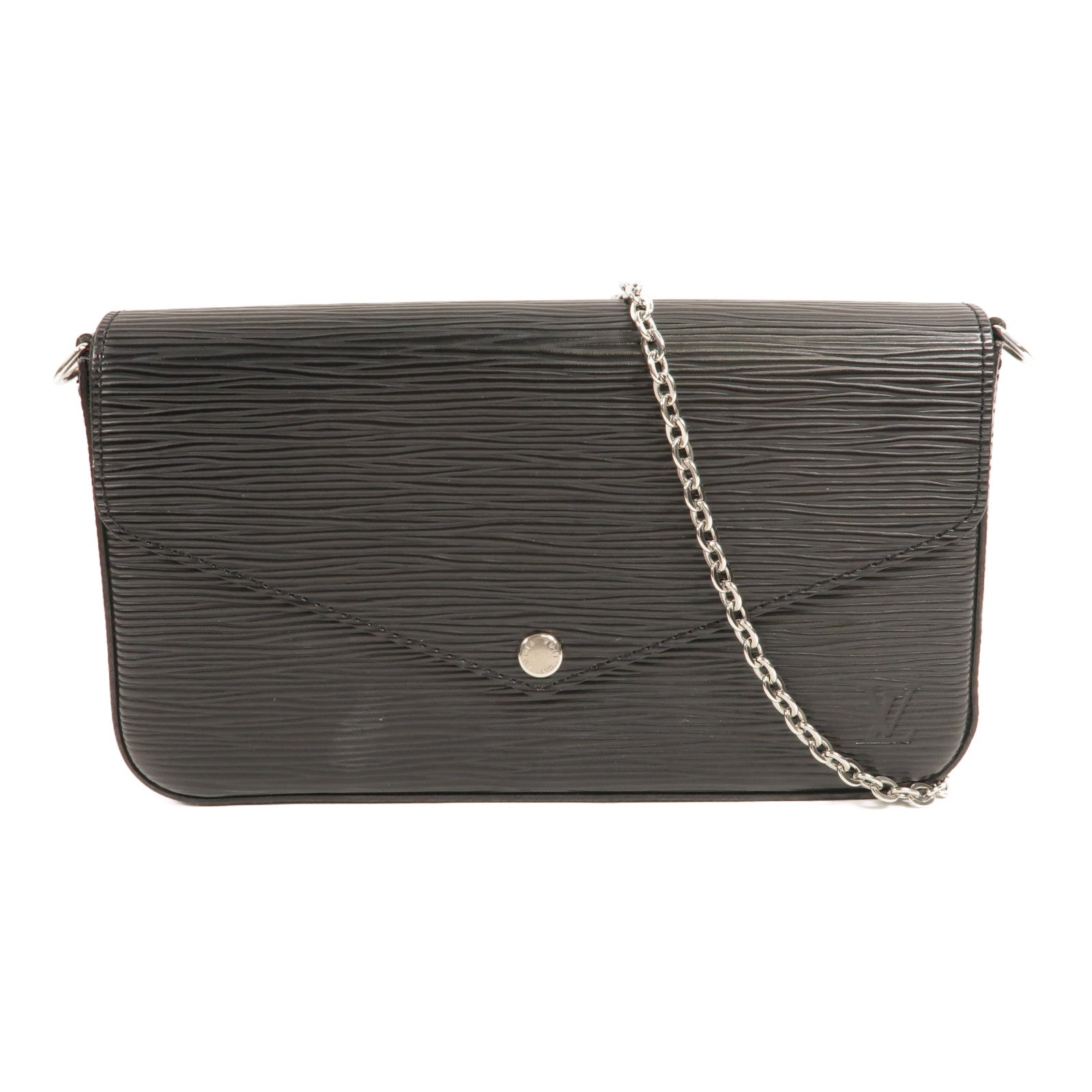 LOUIS VUITTON Epi Pochette Felicie鏈帶肩背袋