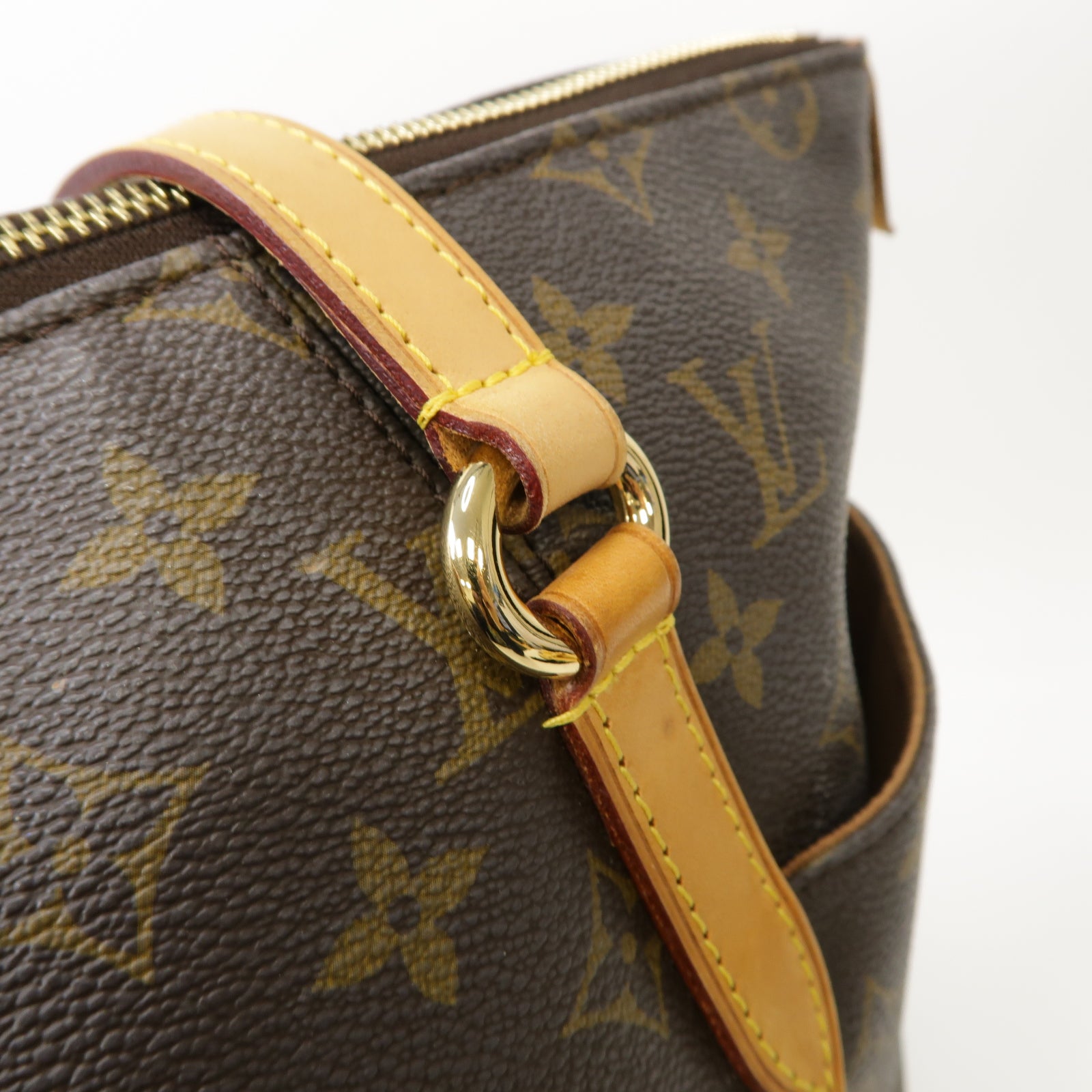 LOUIS VUITTON Monogram Totally GM金扣肩背袋啡色