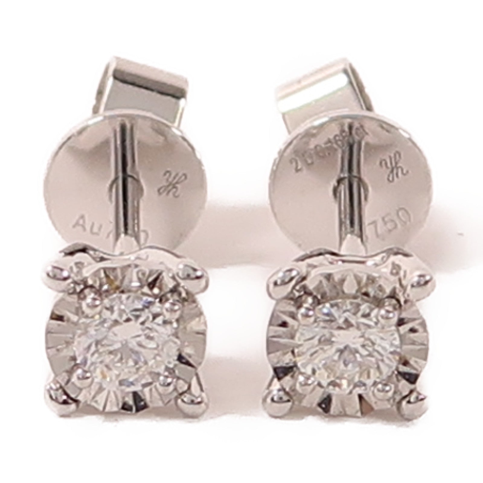 JEWELRY 【激減優惠】18K白金/鑽石Earrings耳環