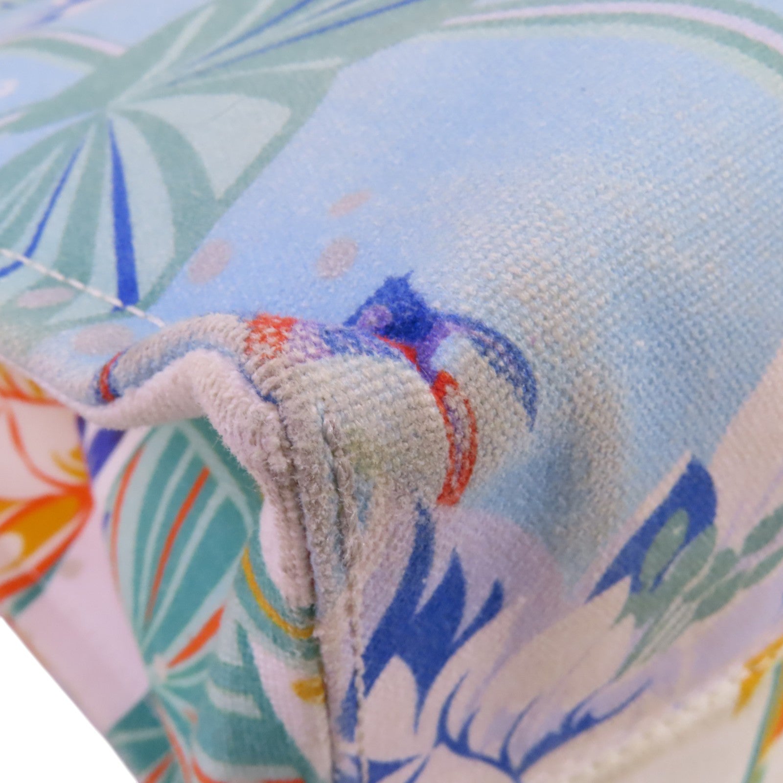 LOEWE 帆布Paulas Ibiza Mermaid Medium Cushion Tote肩背袋