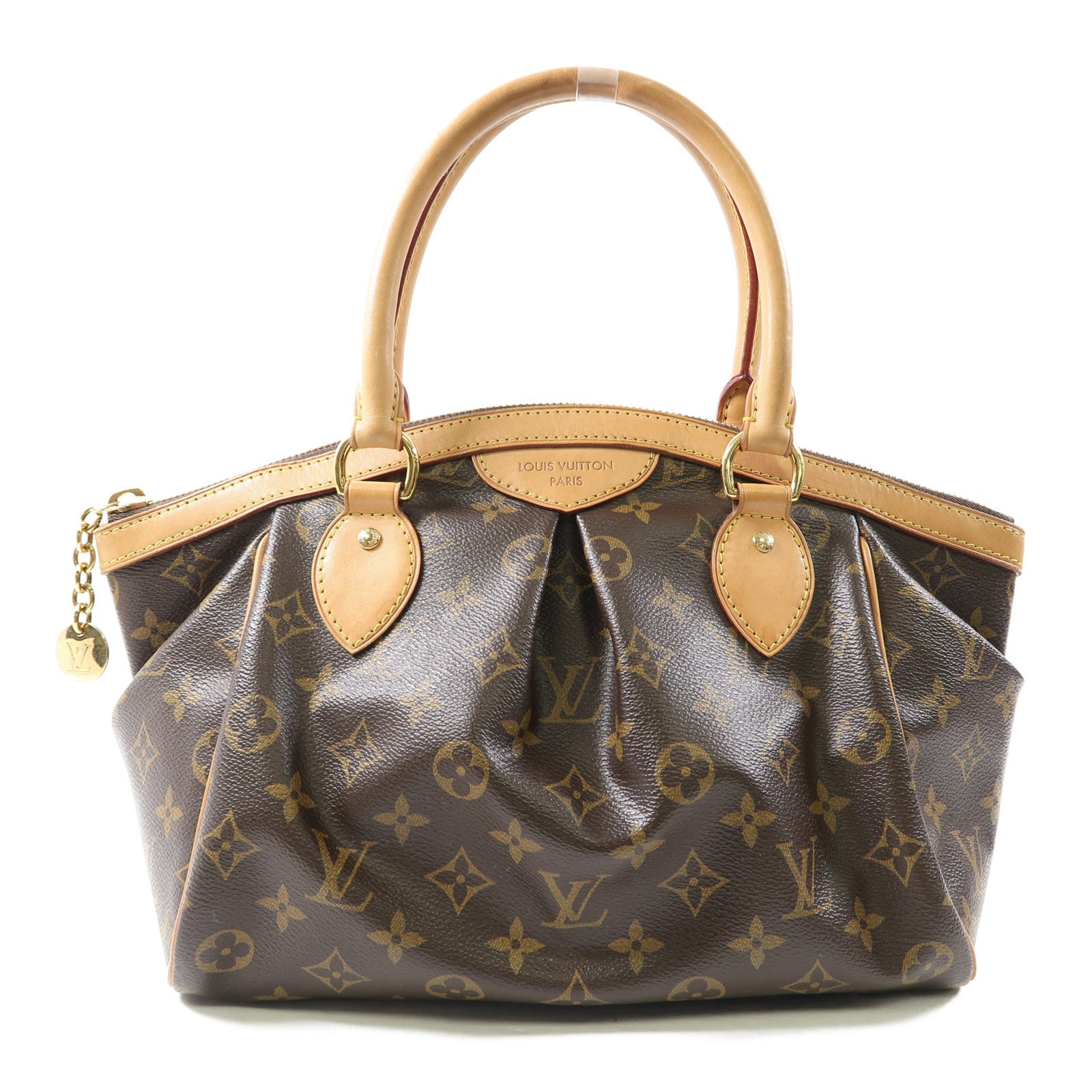 LOUIS VUITTON Monogram Tivoli金扣手挽袋啡色
