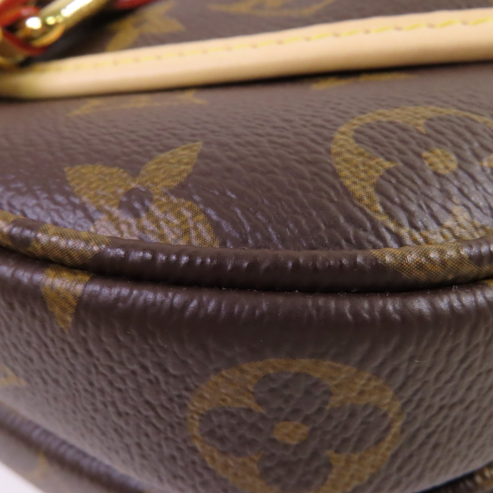 LOUIS VUITTON Monogram Saumur BB 2Way Shoulder Bag金扣手挽肩背兩用袋啡色